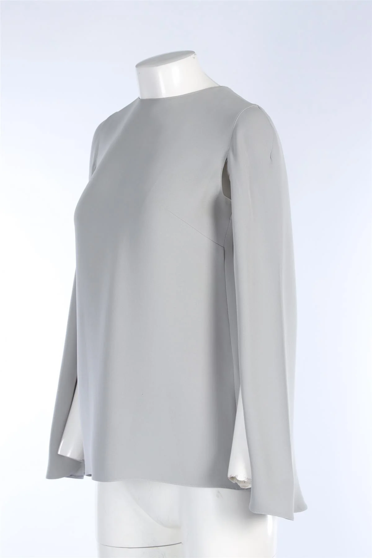 VALENTINO BLUE SILK TOP IT 42 UK 10 - Image 3