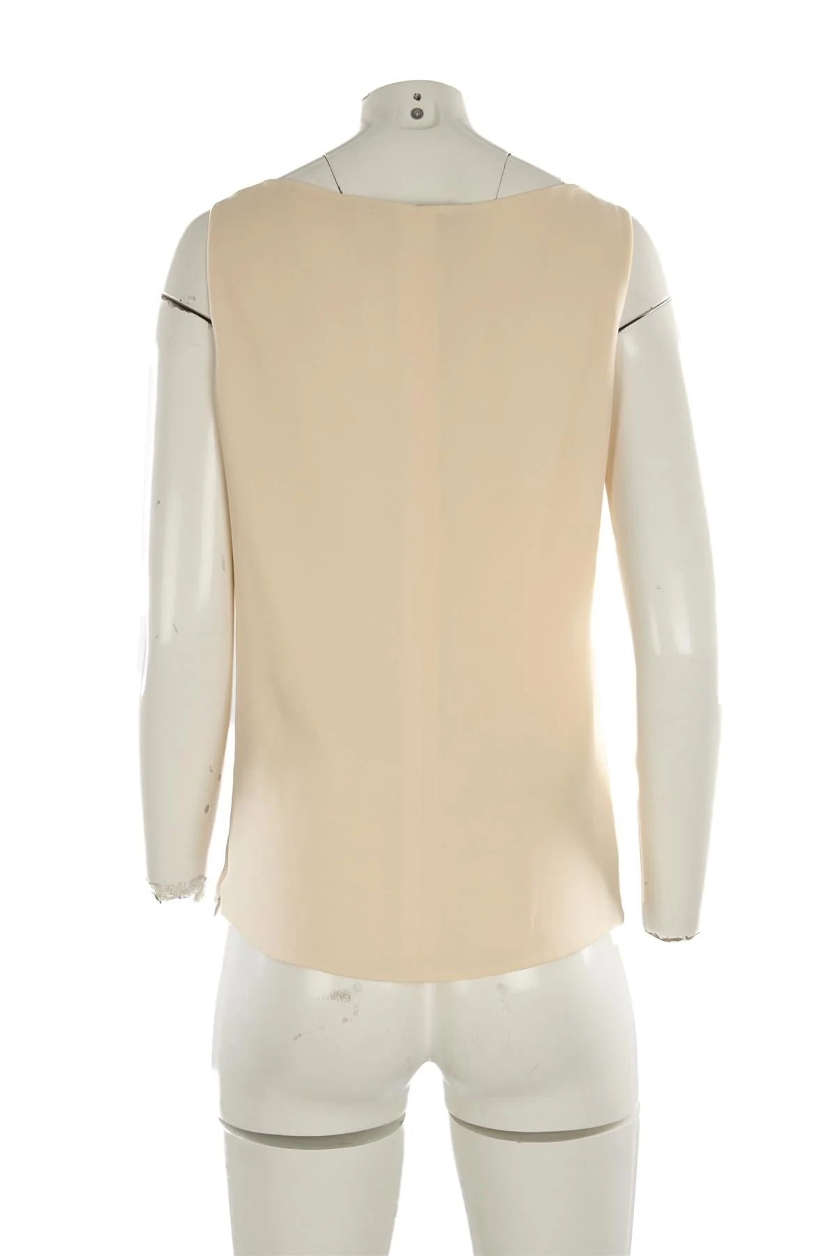 VALENTINO CREAM VINTAGE SILK TOP US 8 UK 4 - Image 4