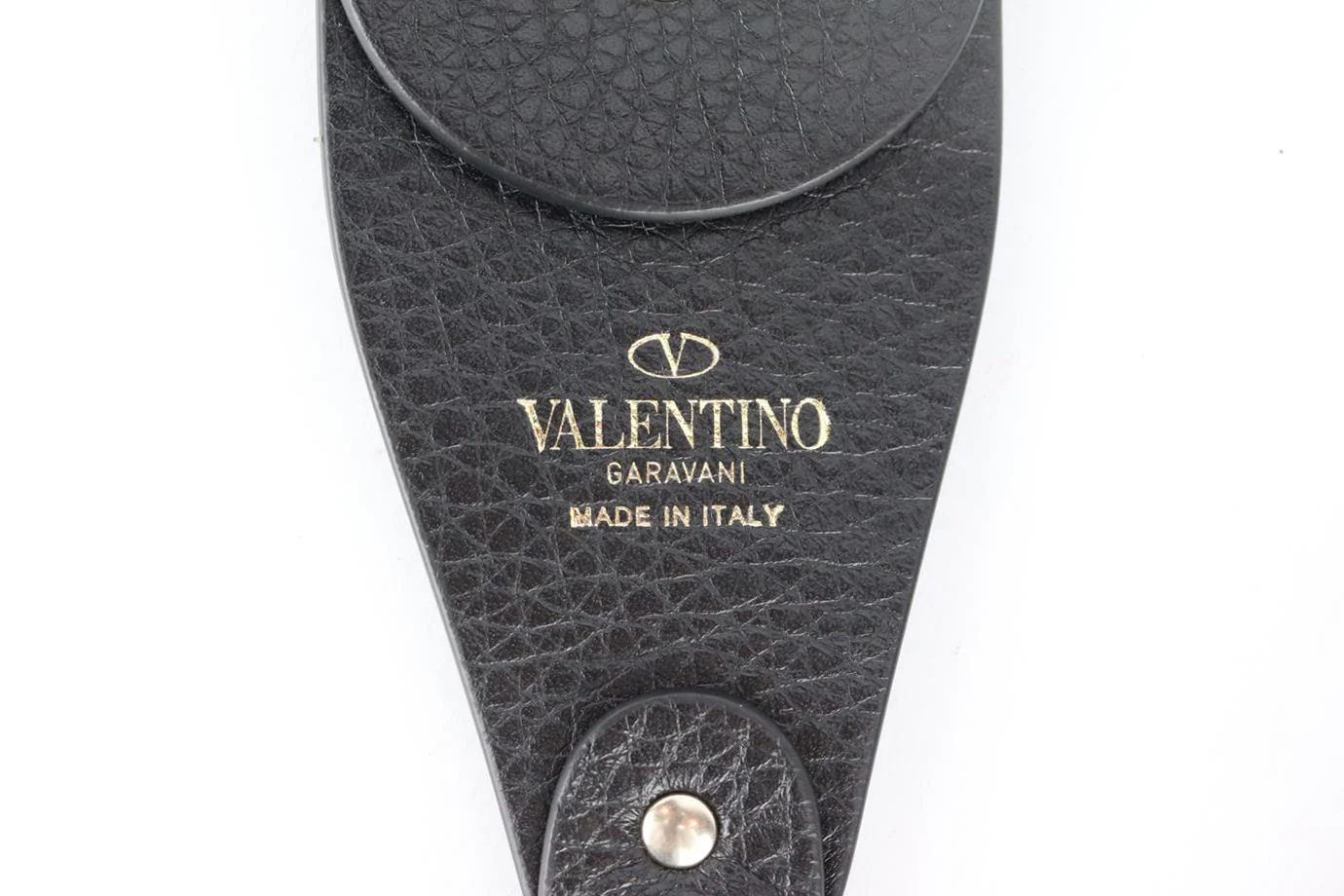 VALENTINO EMBROIDERED CANVAS AND LEATHER BAG STRAP - Image 7