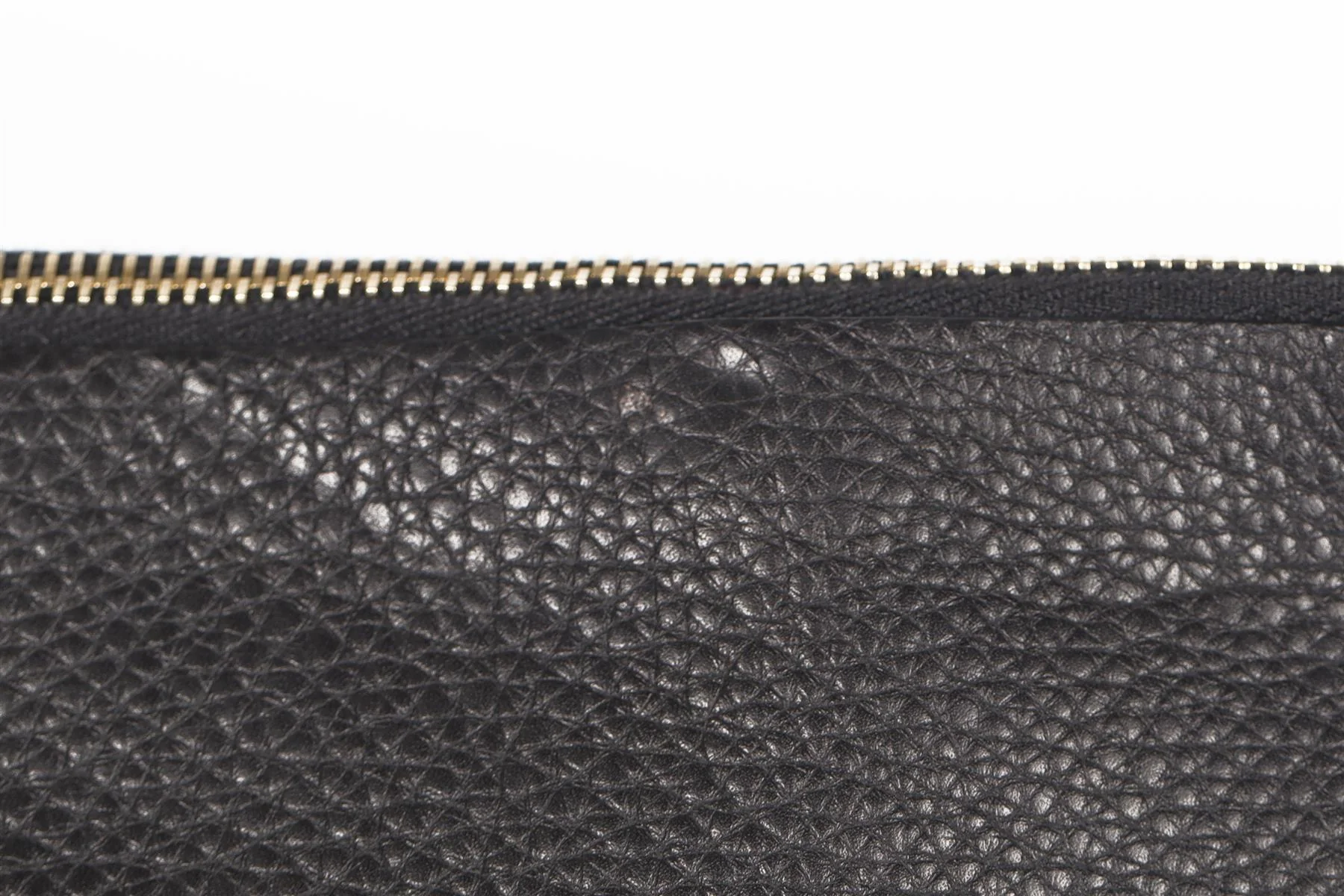 VALENTINO GARAVANI BLACK LEATHER CLUTCH - Image 10