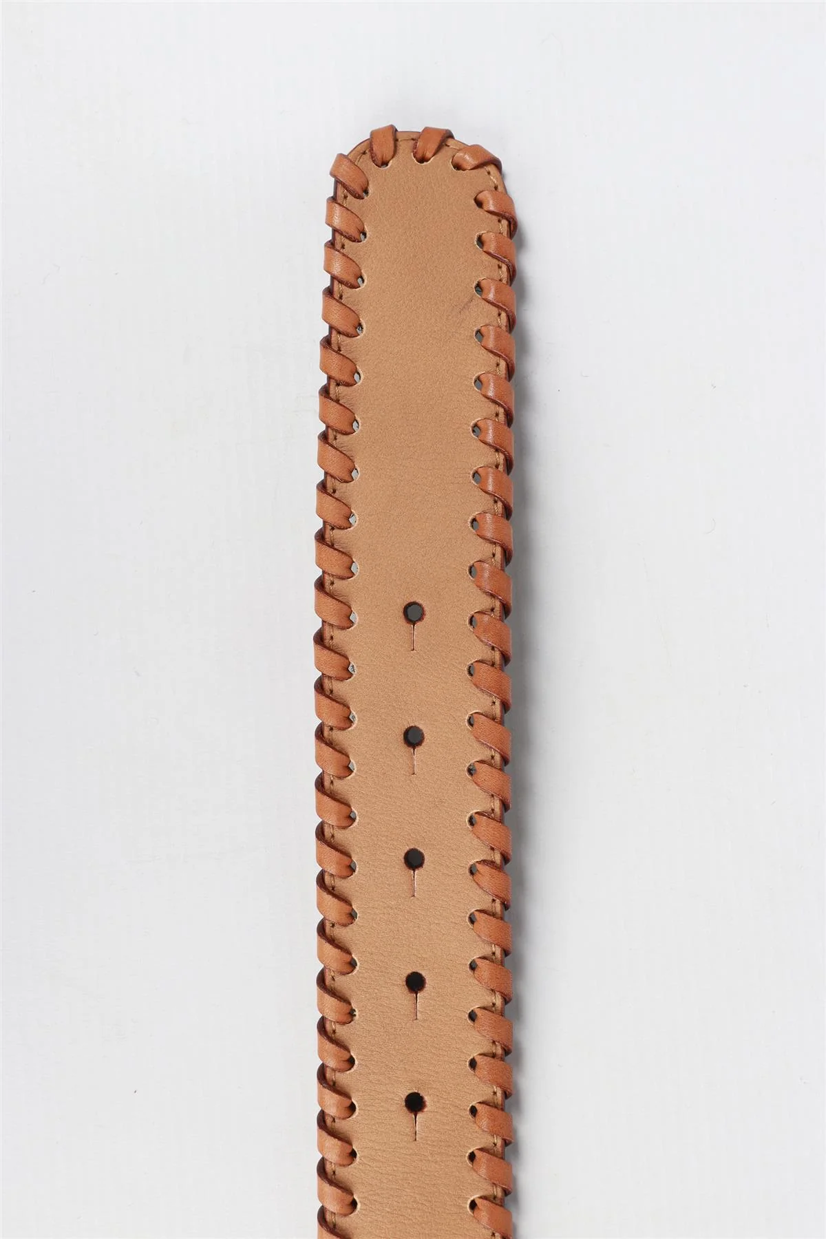 VALENTINO GARAVANI BROWN BUTTERFLY LEATHER BELT 85 CM - Image 16