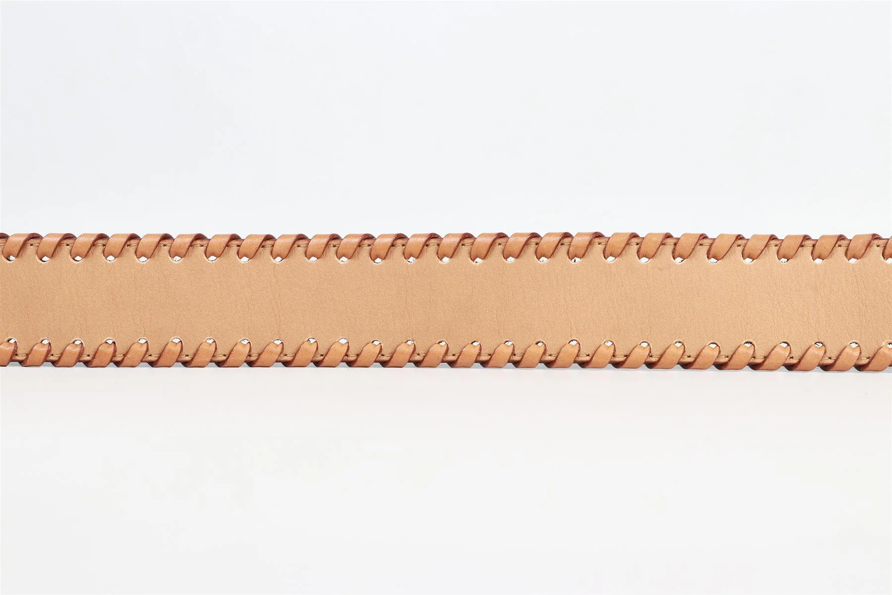 VALENTINO GARAVANI BROWN BUTTERFLY LEATHER BELT 85 CM - Image 4