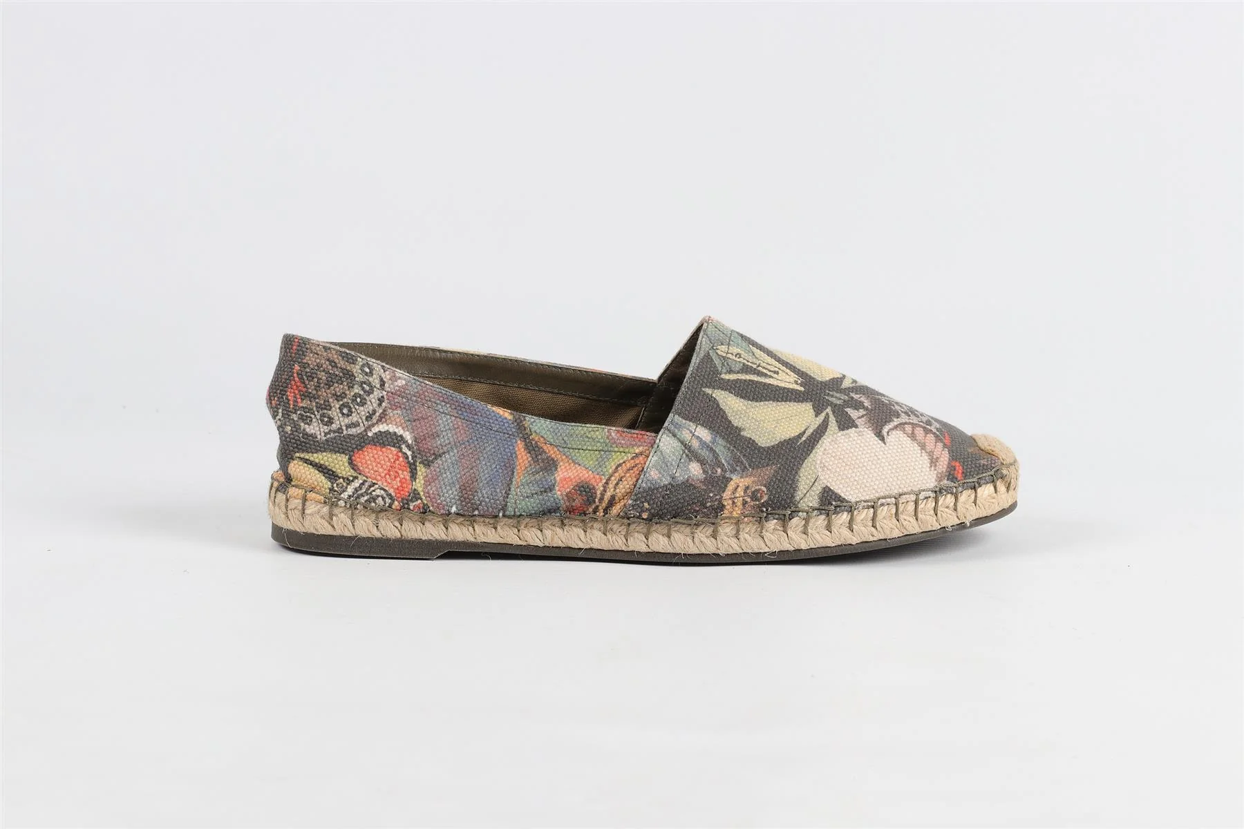 VALENTINO GARAVANI GREEN CANVAS ESPADRILLES EU 39 UK 6 US 9 - Image 2