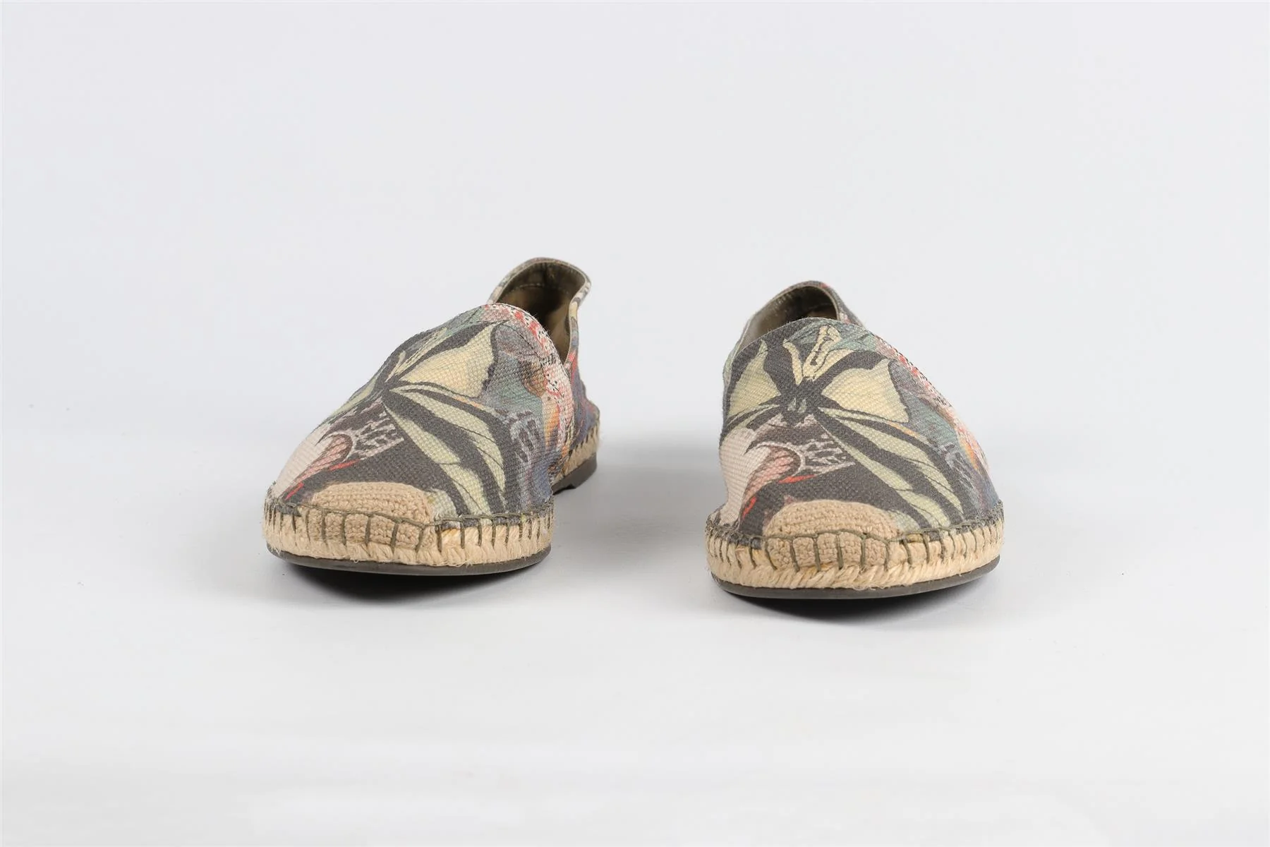 VALENTINO GARAVANI GREEN CANVAS ESPADRILLES EU 39 UK 6 US 9 - Image 3