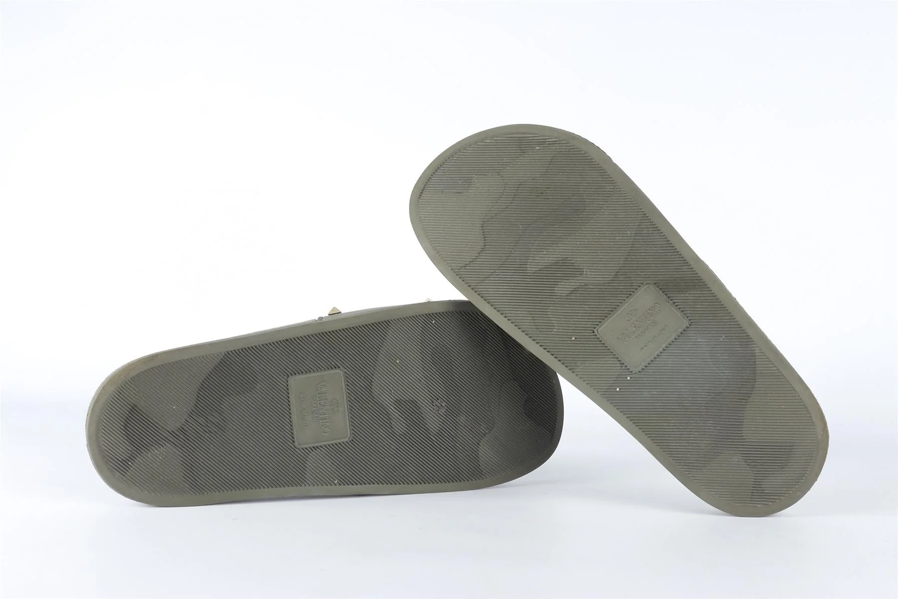 VALENTINO GARAVANI GREEN ROCKSTUD RUBBER SLIDES EU 38 UK 5 US 8 - Image 6