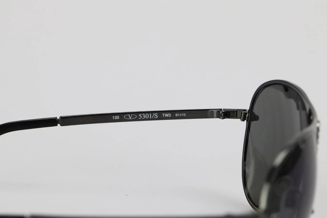 VALENTINO GARAVANI GUNMETAL TONE SUNGLASSES - Image 6
