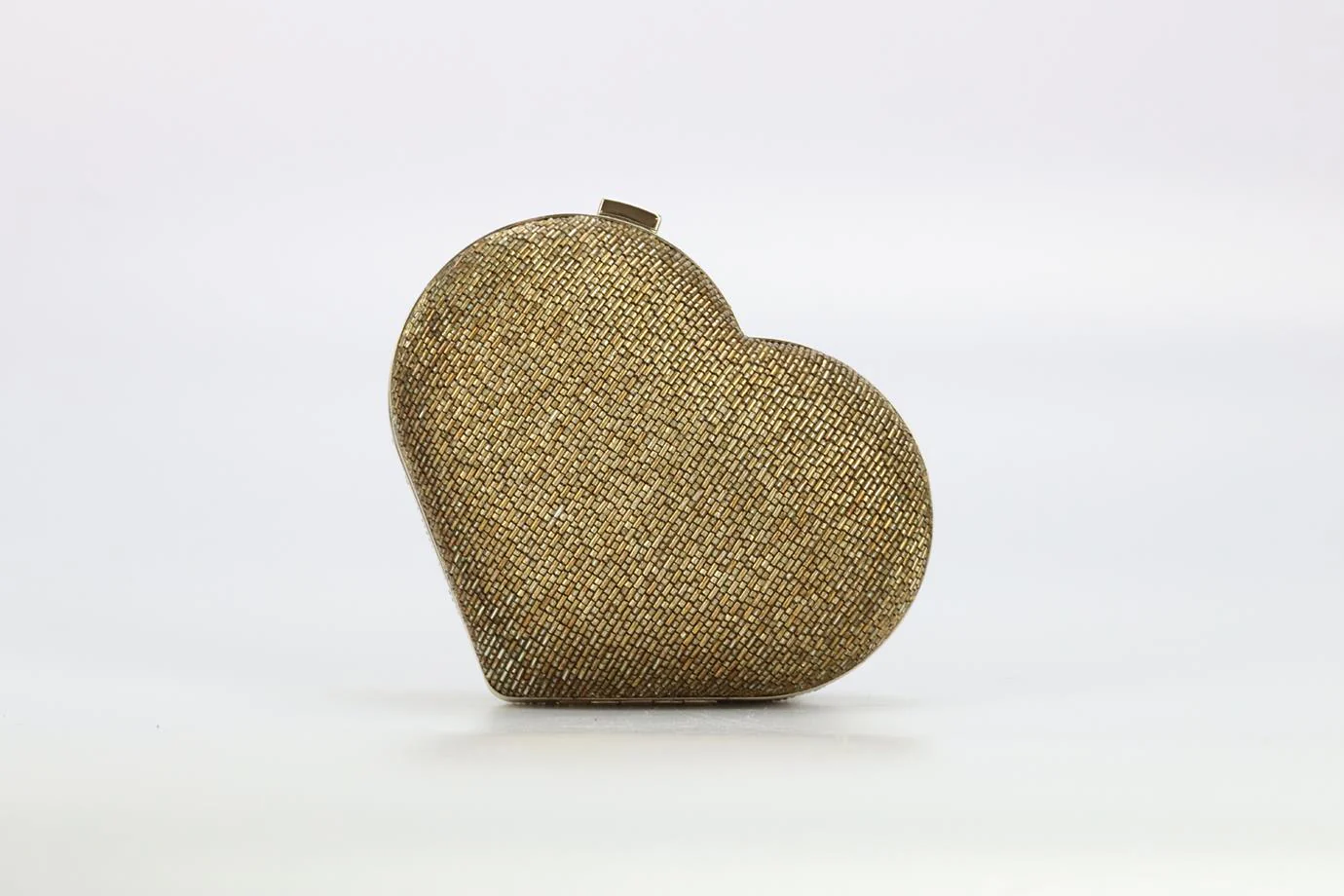 VALENTINO GARAVANI HEART BEADED LEATHER SHOULDER BAG - Image 3