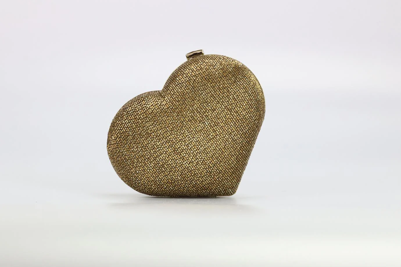 VALENTINO GARAVANI HEART BEADED LEATHER SHOULDER BAG - Image 4