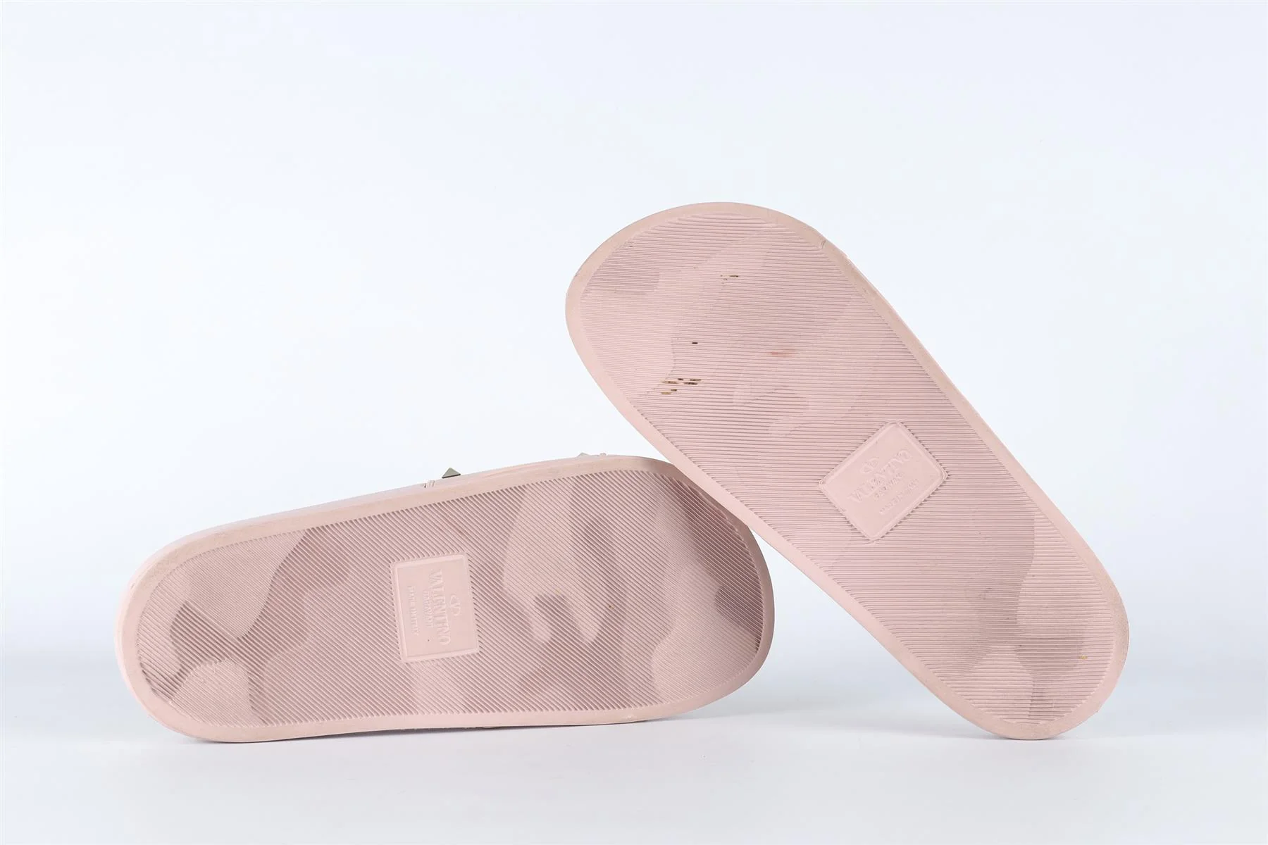 VALENTINO GARAVANI PINK ROCKSTUD RUBBER SLIDES EU 38 UK 5 US 8 - Image 6