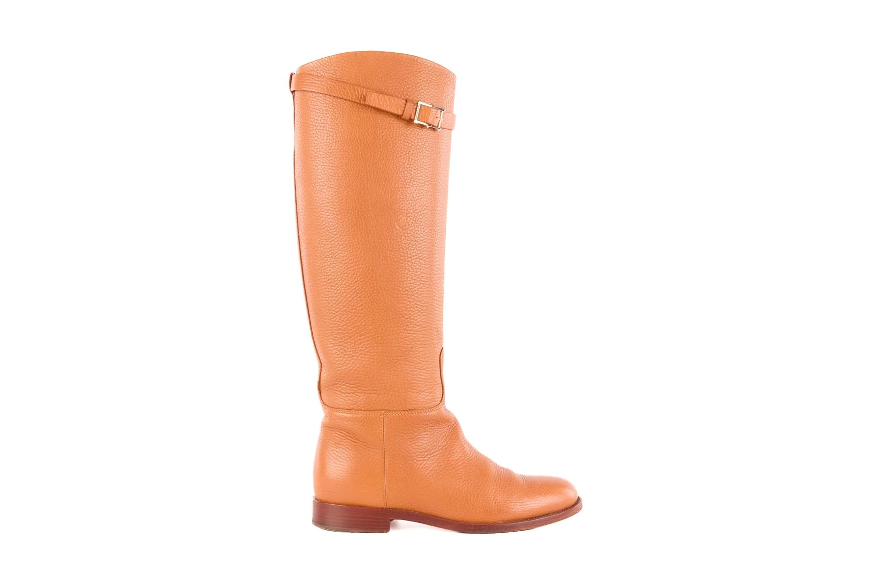 VALENTINO GARAVANI TAN LEATHER KNEE HIGH BOOTS EU 36.5 UK 3.5 US 6.5 - Image 2