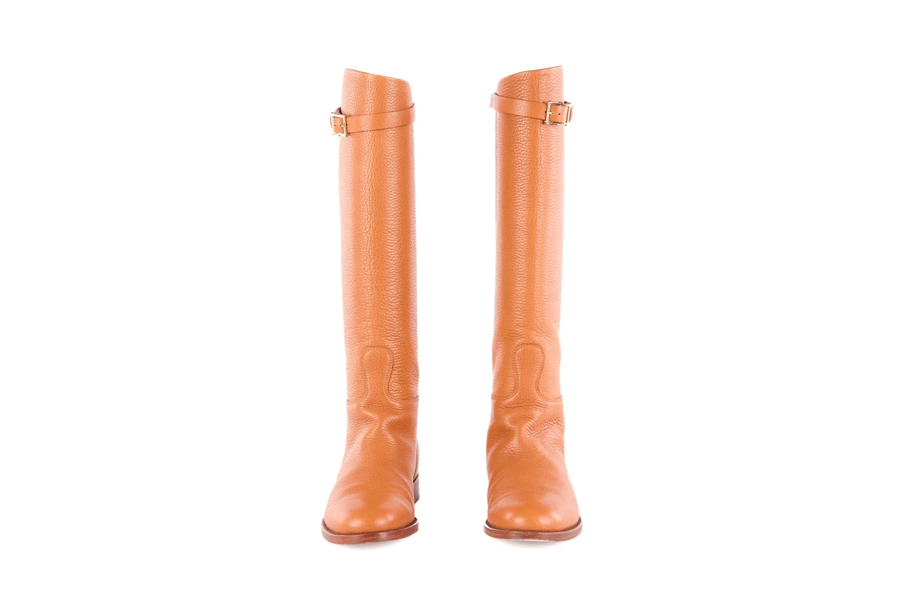VALENTINO GARAVANI TAN LEATHER KNEE HIGH BOOTS EU 36.5 UK 3.5 US 6.5 - Image 3