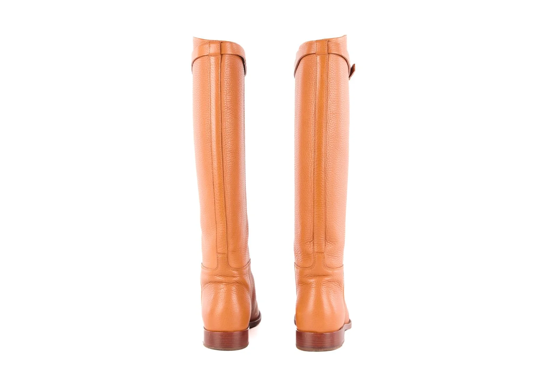 VALENTINO GARAVANI TAN LEATHER KNEE HIGH BOOTS EU 36.5 UK 3.5 US 6.5 - Image 5