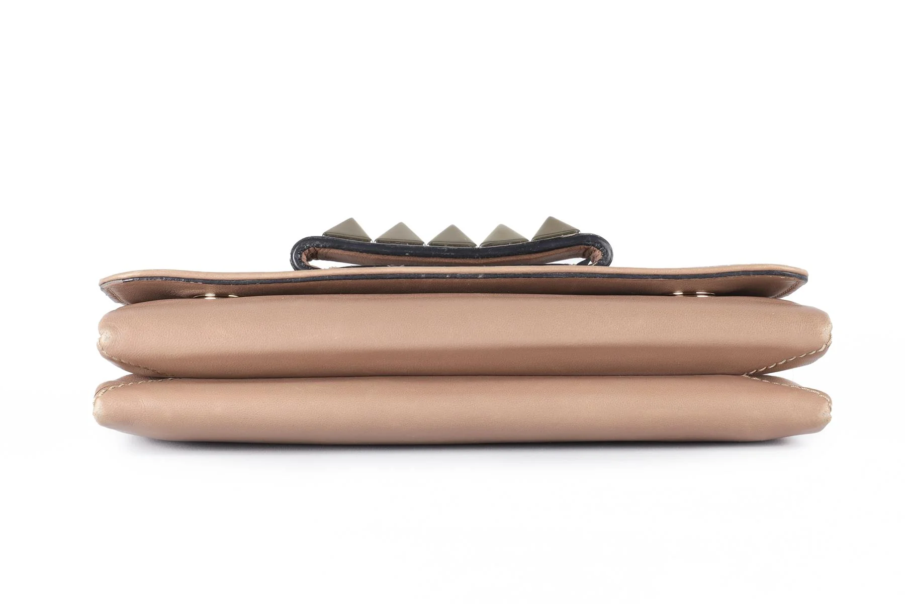 VALENTINO GARAVANI TAUPE VA VA VOOM LEATHER SHOULDER BAG - Image 8