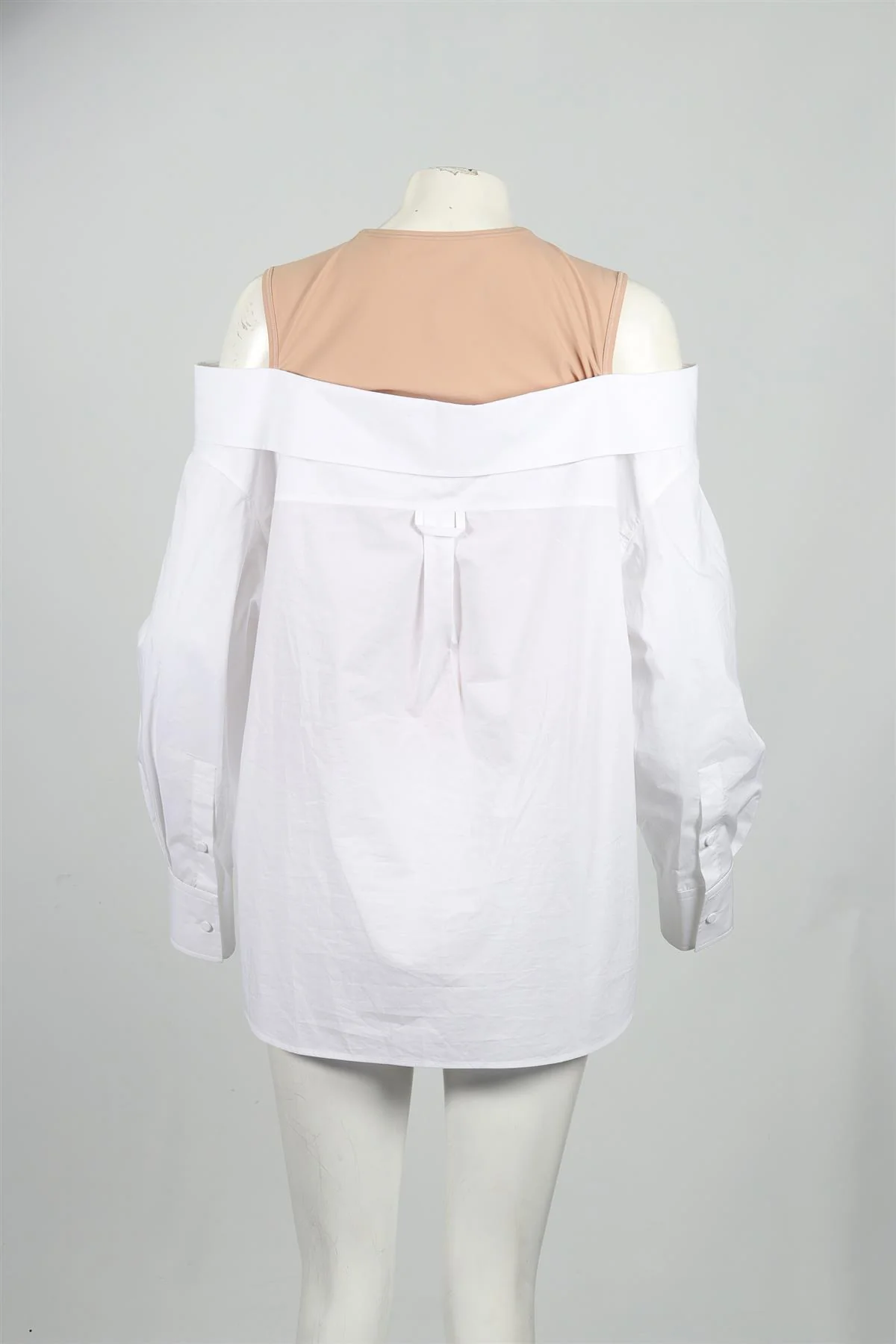 VALENTINO JERSEY AND COTTON SHIRT IT 44 UK 12 - Image 4