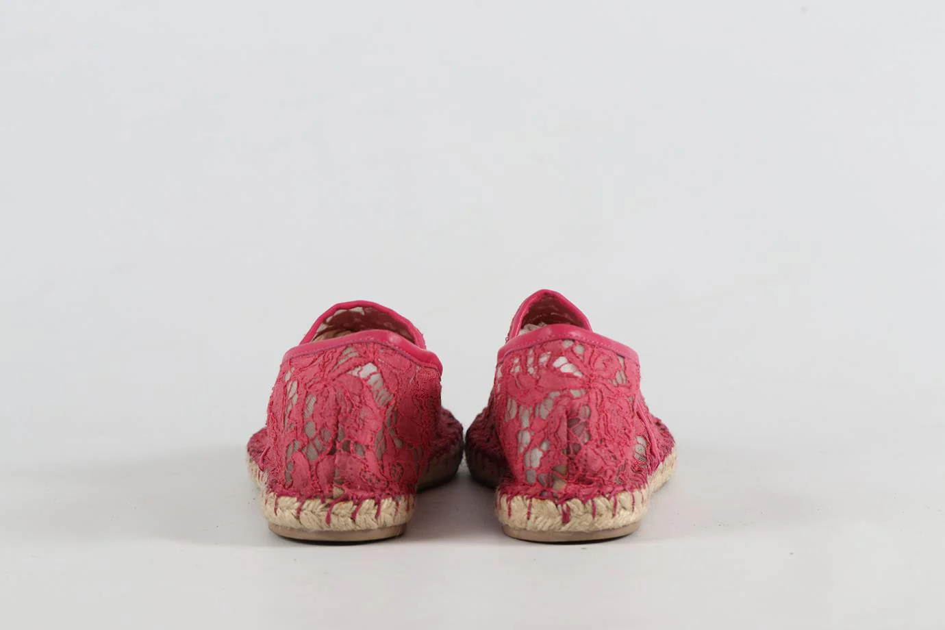 VALENTINO LACE AND LEATHER ESPADRILLES EU 38 UK 5 US 8 - Image 4