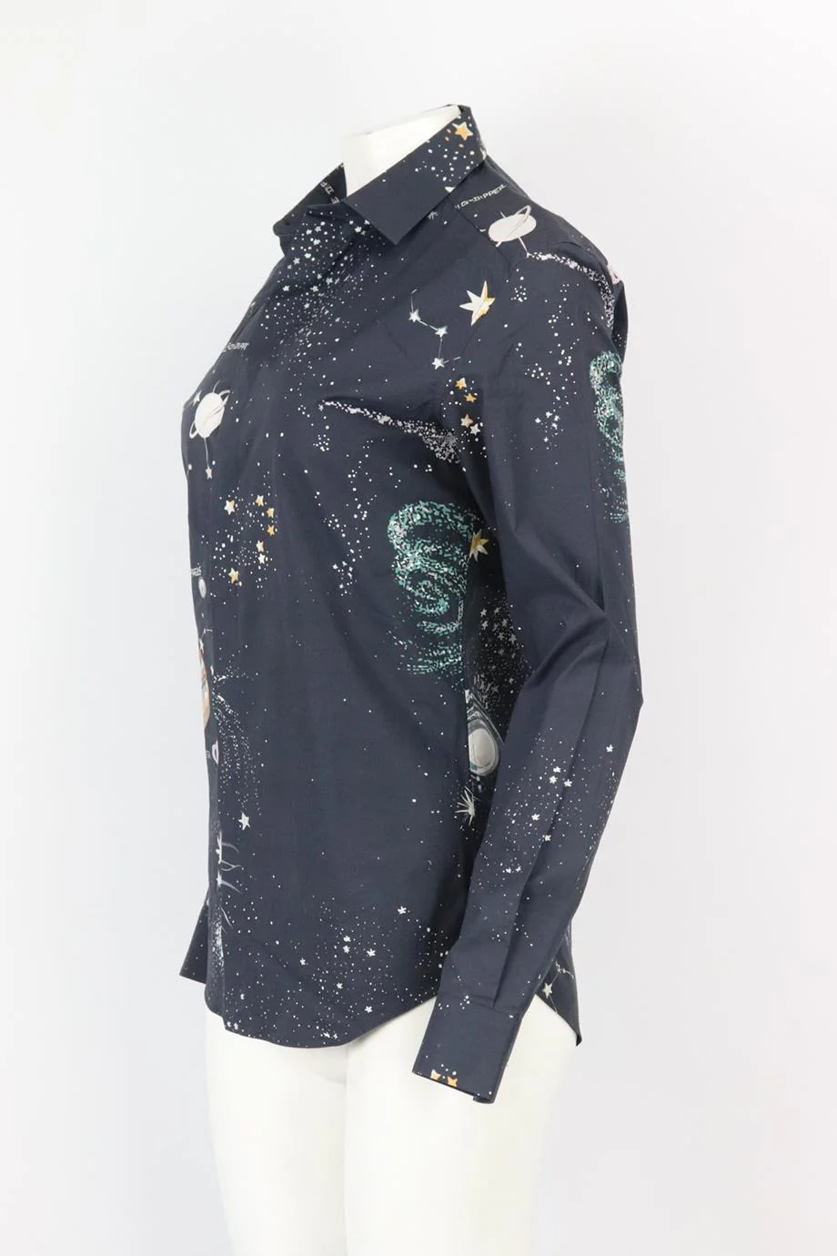 VALENTINO PRINTED COTTON SHIRT IT 38 UK 6 - Image 3