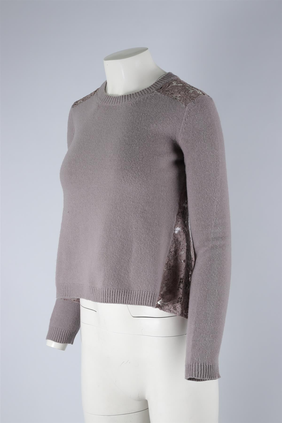 VALENTINO PURPLE WOOL SWEATER XSMALL - Image 3