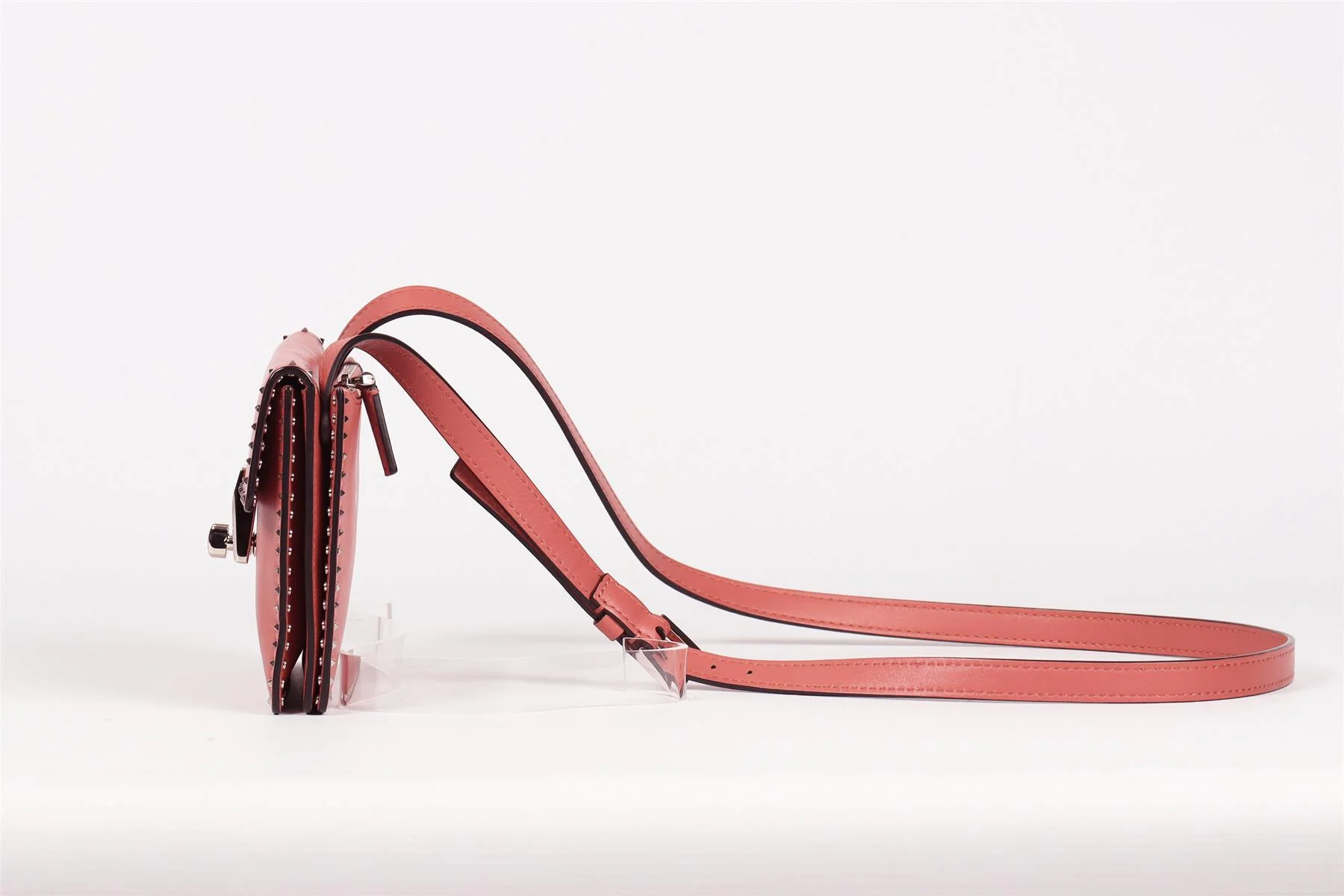 VALENTINO ROCKSTUD LEATHER SHOULDER BAG - Image 5