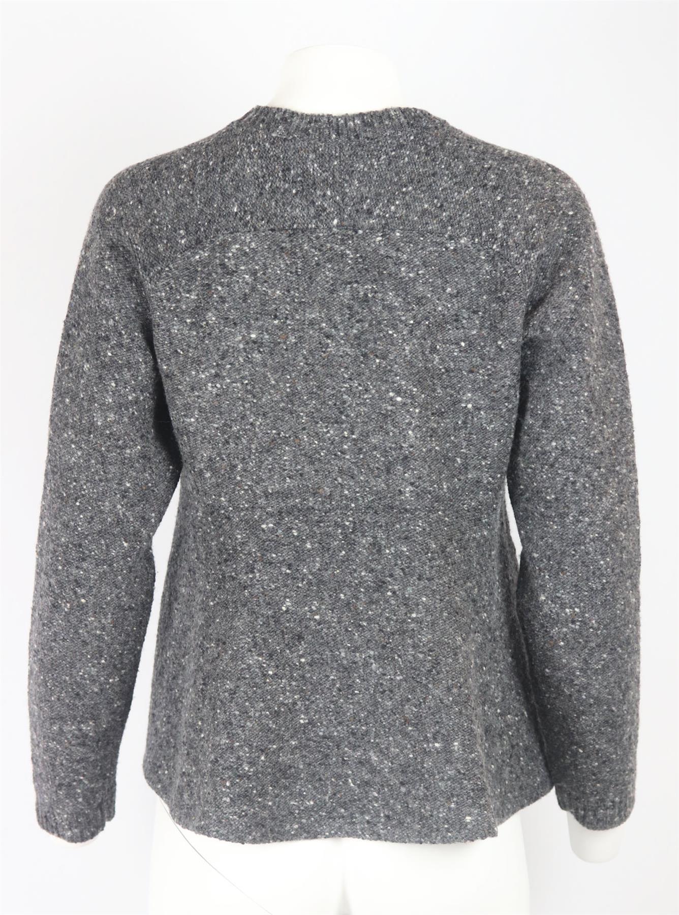 VALENTINO TEXTURED WOOL SWEATER SMALL - Image 4