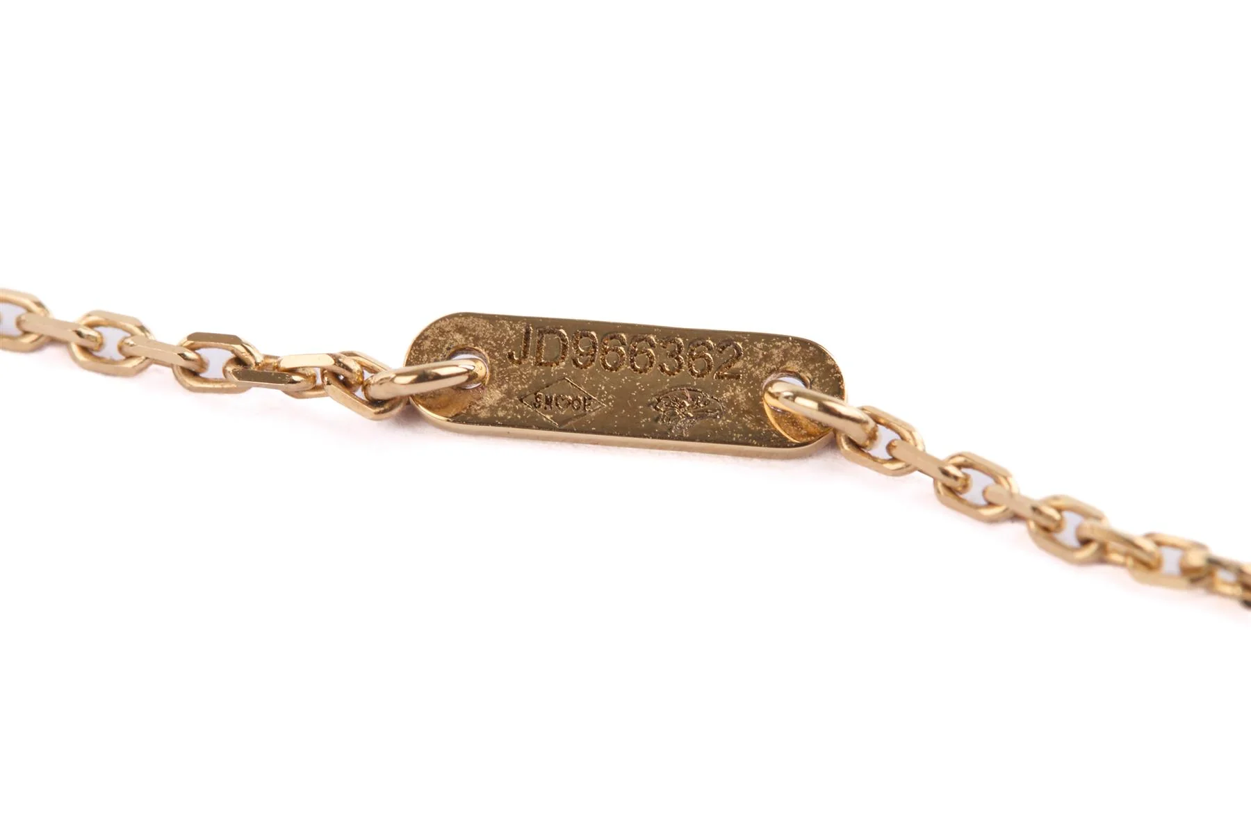 VAN CLEEF & ARPELS SWEET ALHAMBRA 18K YELLOW GOLD AND MOTHER OF PEARL NECKLACE - Image 7