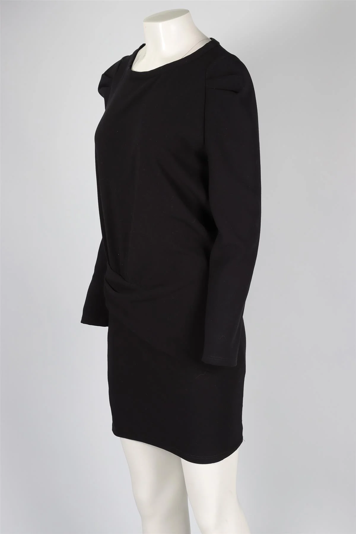 VANESSA BRUNO BLACK COTTON DRESS UK 10 - Image 3