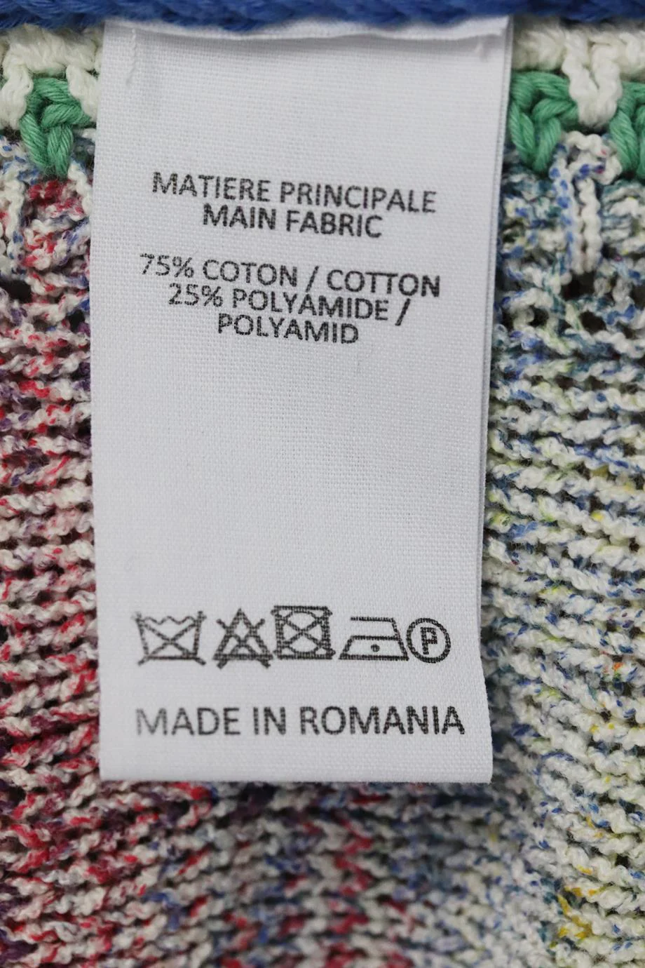 VANESSA BRUNO MÉLANGE KNITTED SWEATER MEDIUM - Image 6