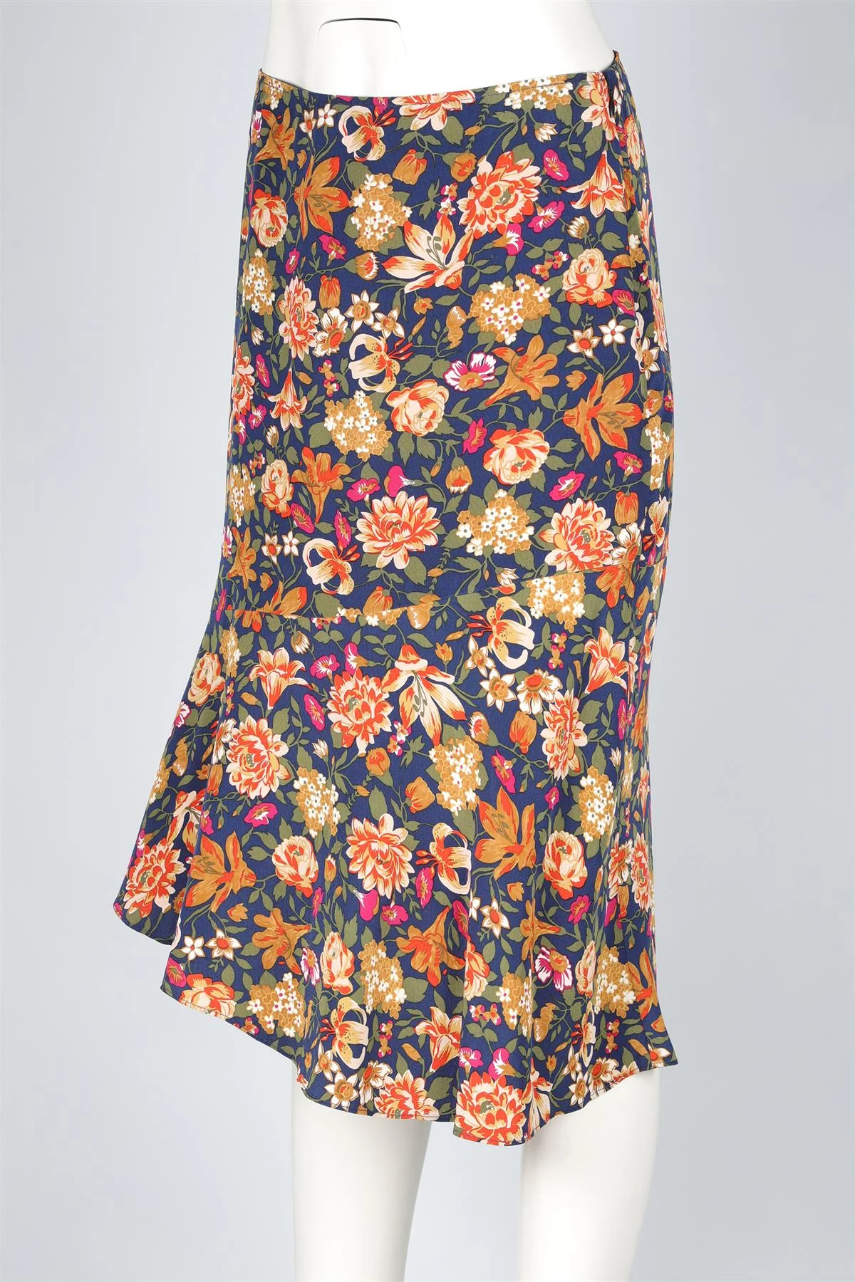 VANESSA BRUNO MULTI SILK SKIRT FR 38 UK 10 - Image 3