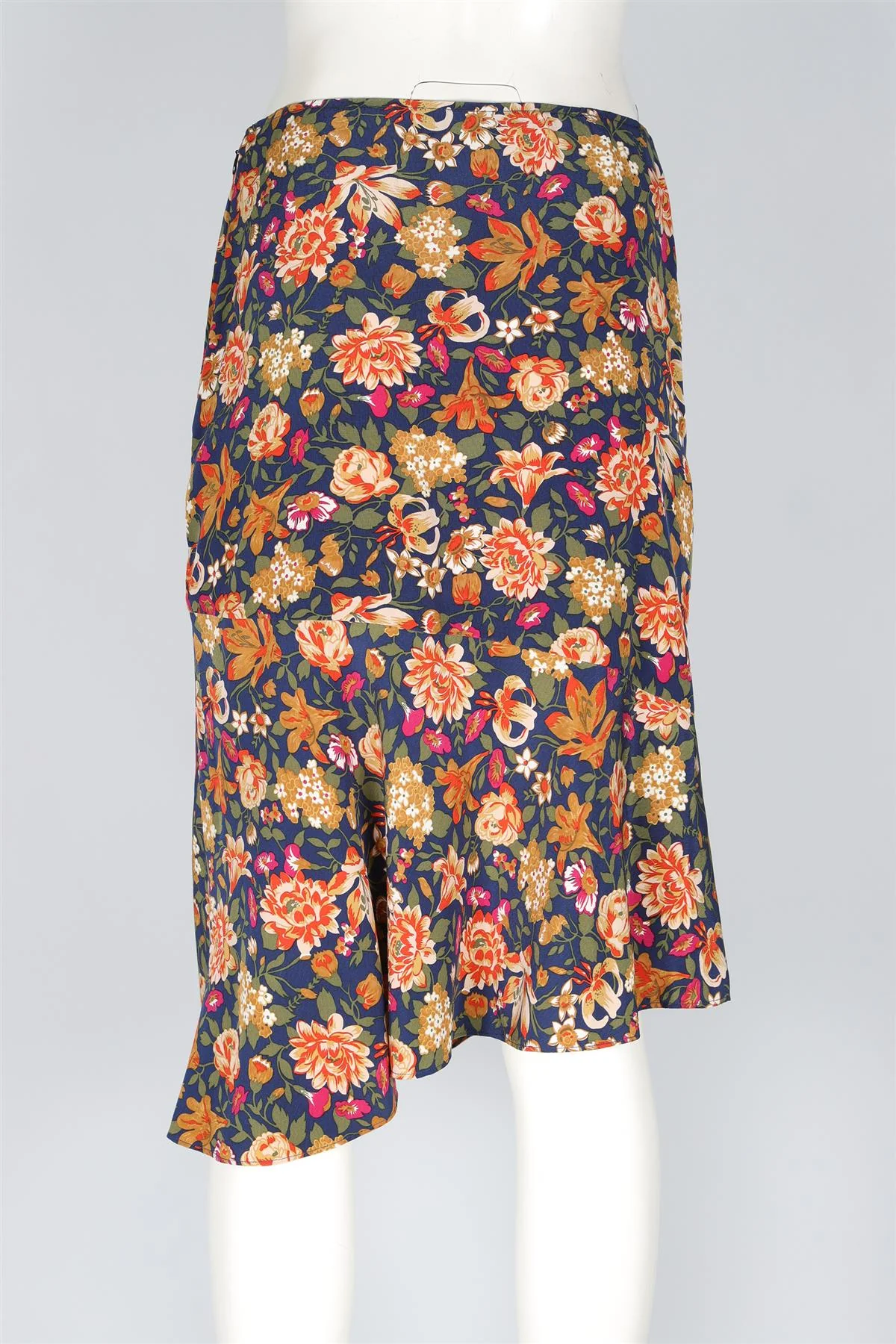VANESSA BRUNO MULTI SILK SKIRT FR 38 UK 10 - Image 4