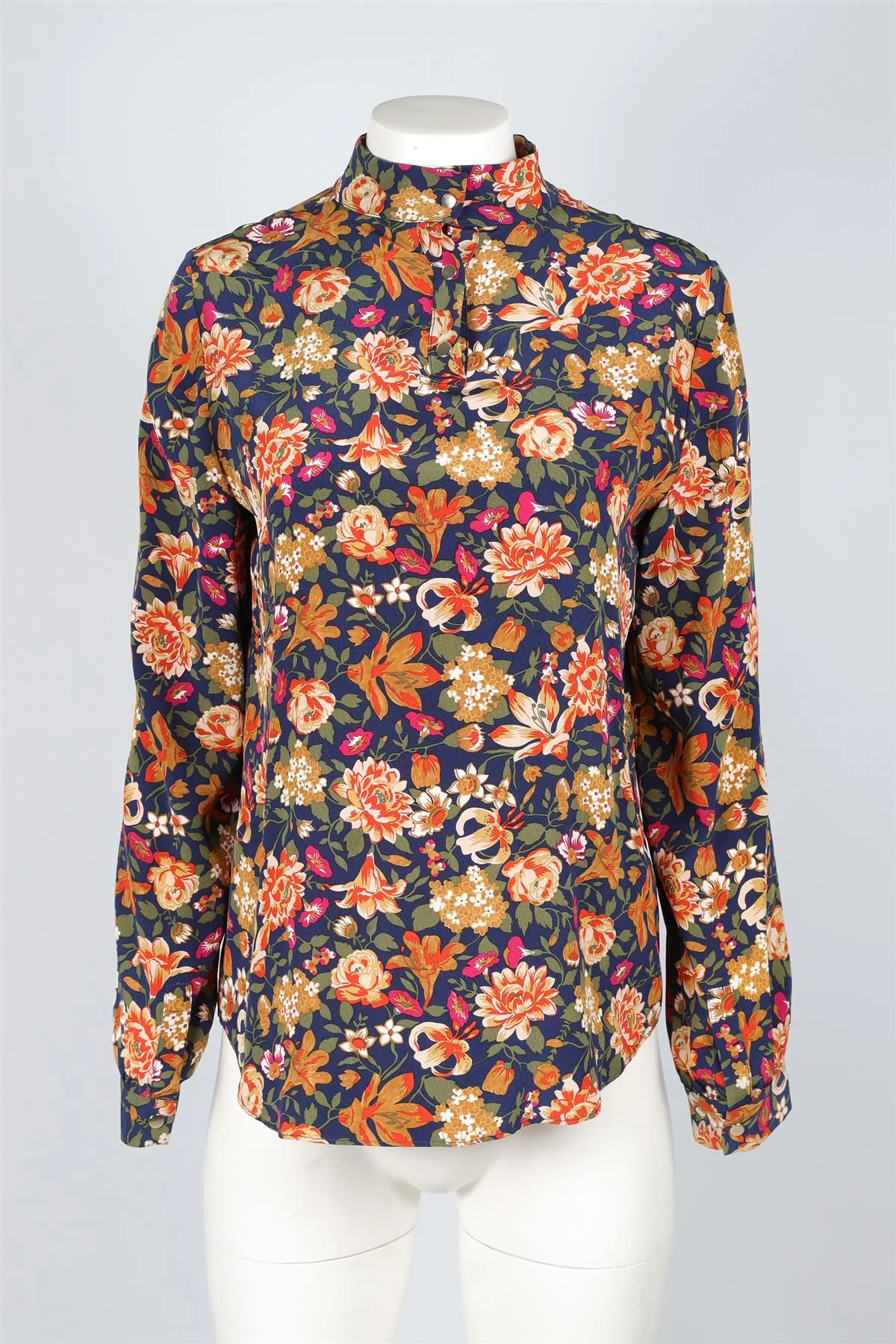 VANESSA BRUNO MULTI SILK TOP FR 38 UK 10 - Image 2