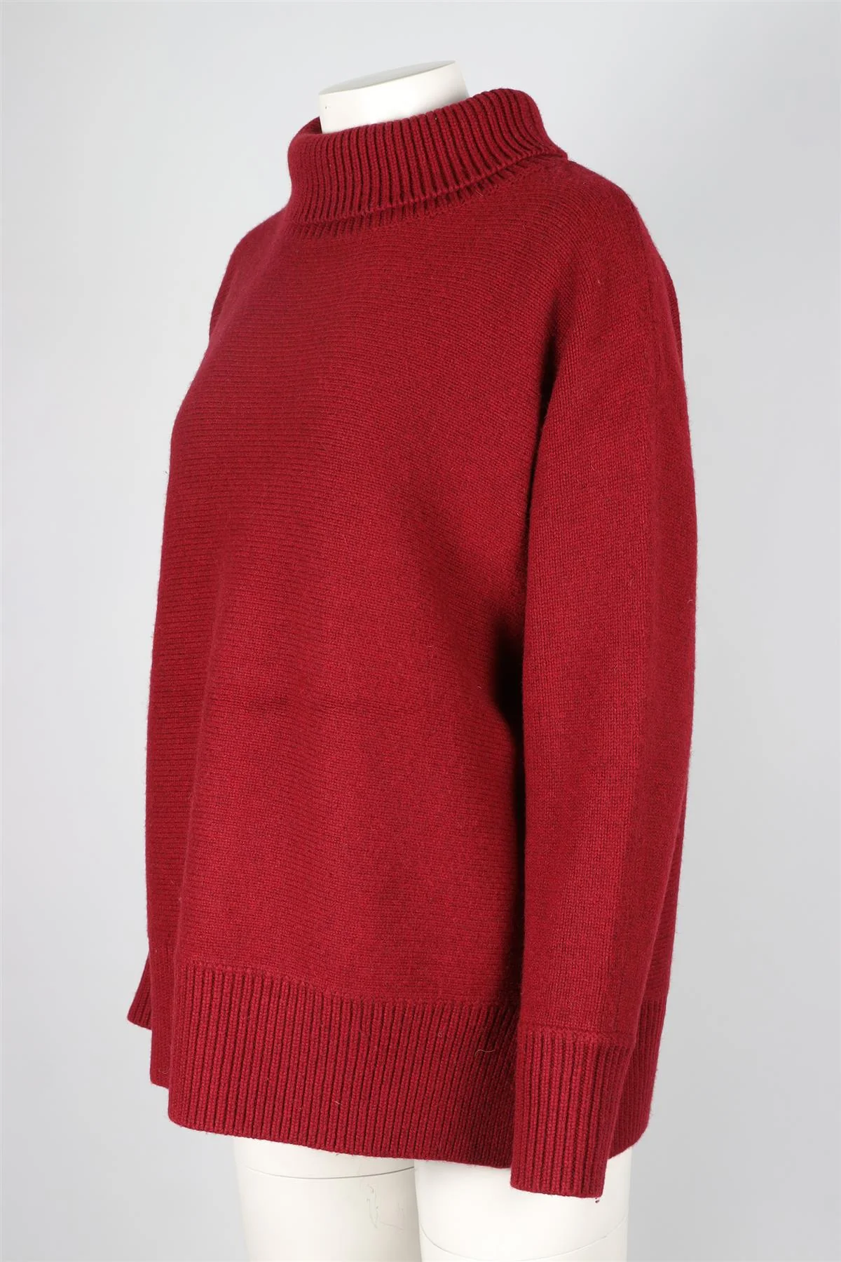 VANESSA BRUNO RED WOOL SWEATER MEDIUM - Image 3
