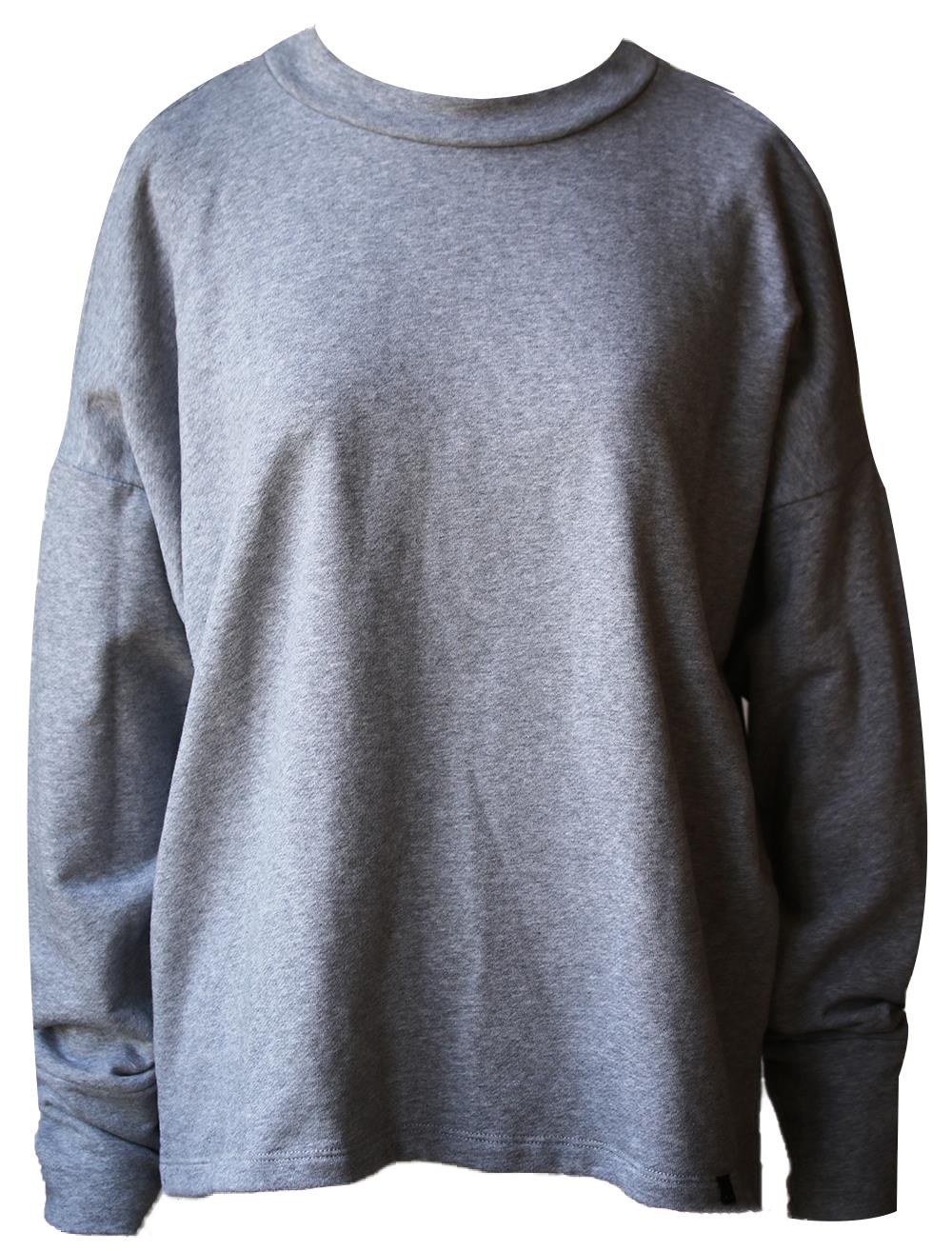 VARLEY CARBON REVIVE COTTON JERSEY SWEATSHIRT MEDIUM