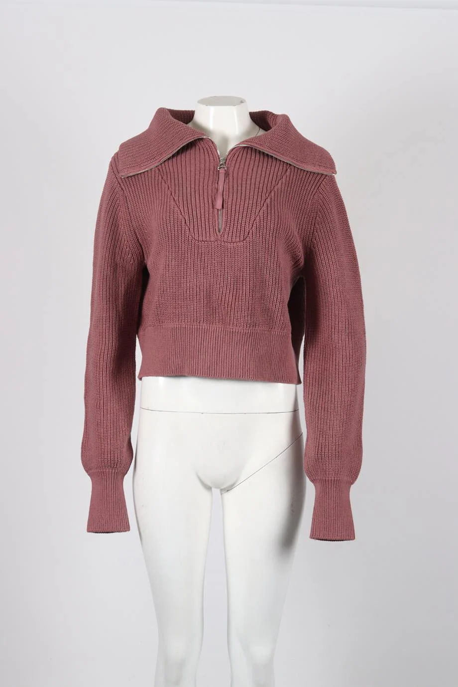 VARLEY RIBBED COTTON SWEATER SMALL - Image 2