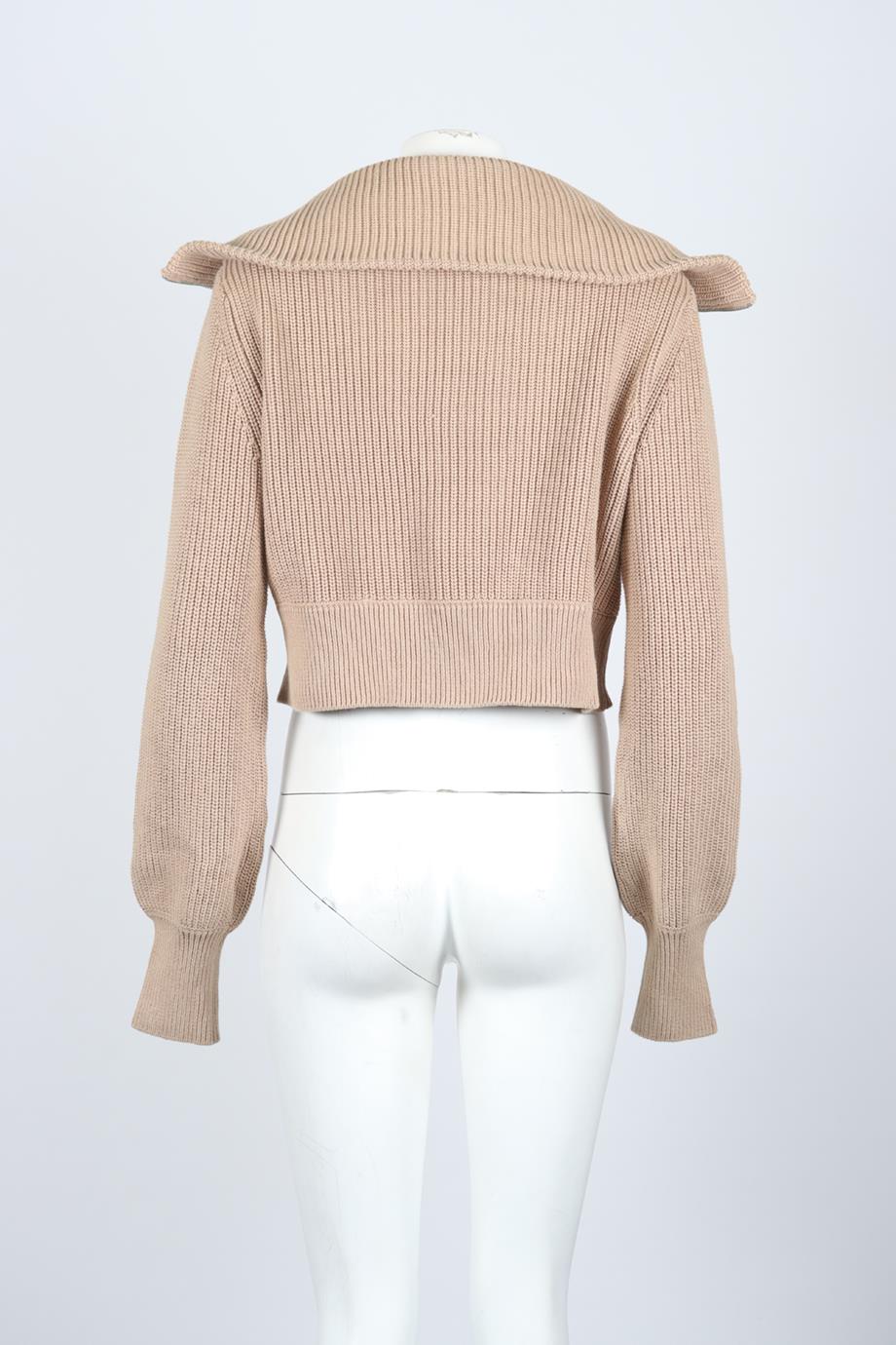 VARLEY RIBBED COTTON SWEATER SMALL - Image 4