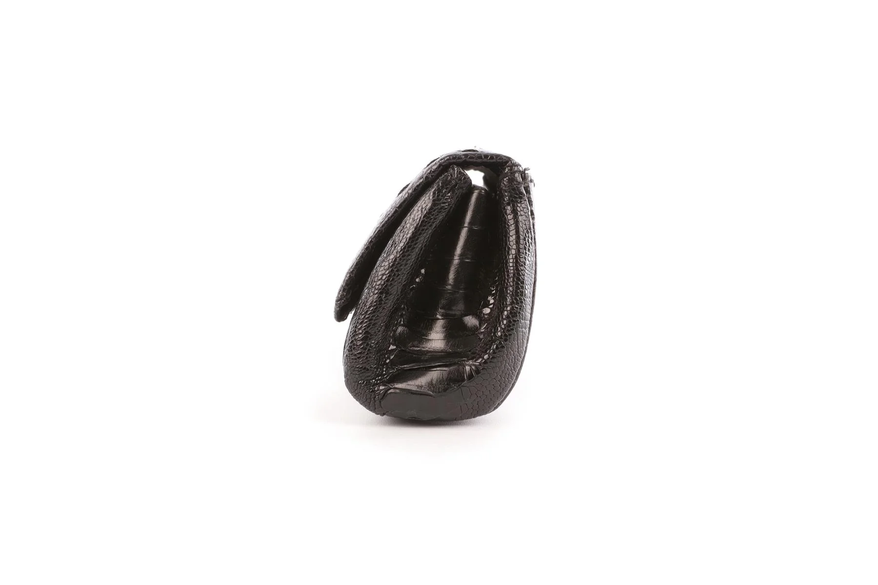 VBH BLACK SNAKESKIN CLUTCH - Image 5