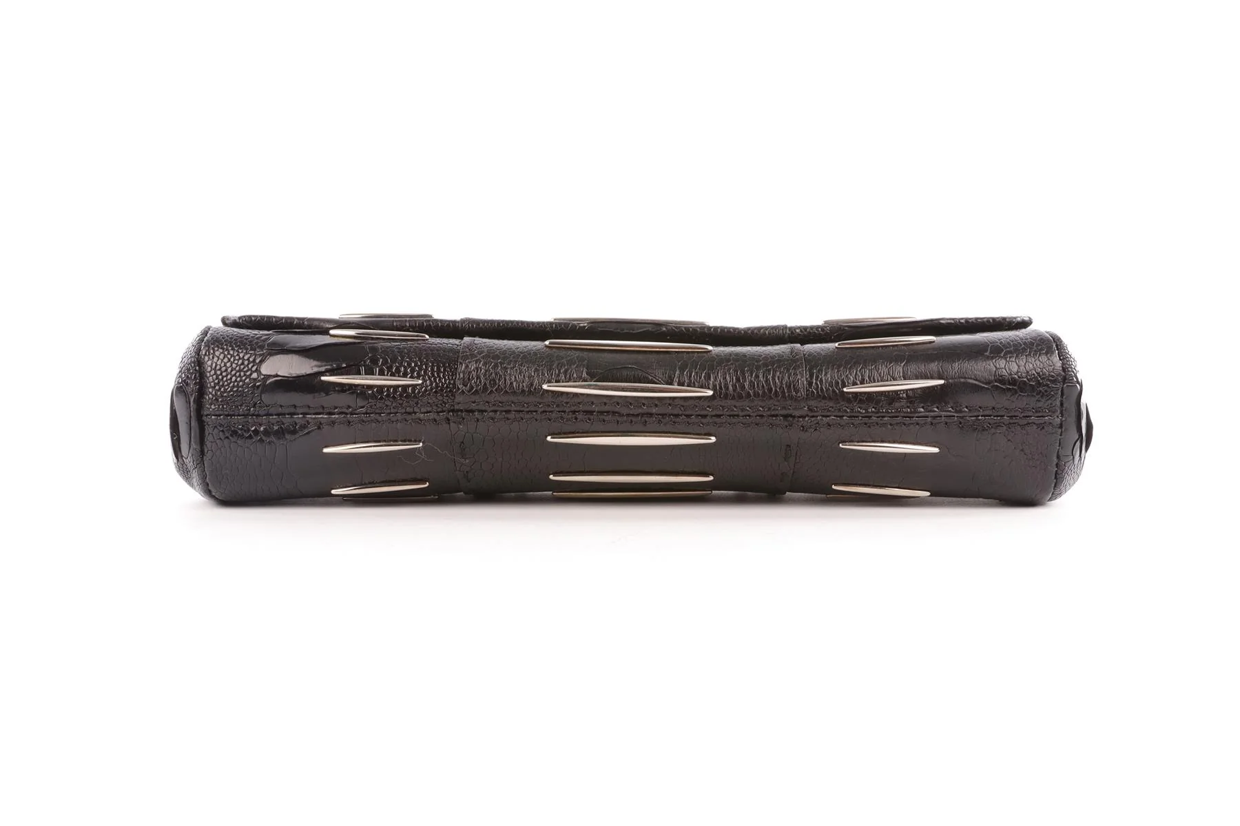 VBH BLACK SNAKESKIN CLUTCH - Image 7