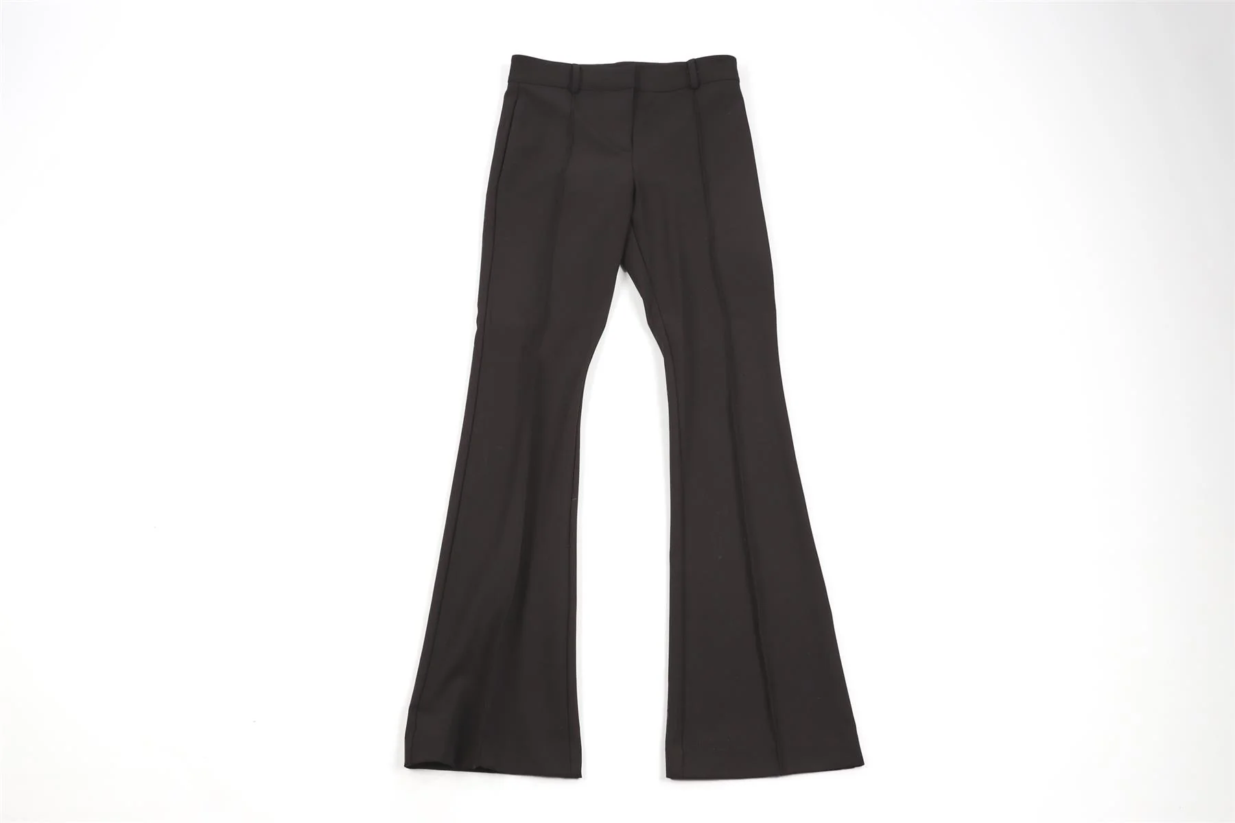VERONICA BEARD BLACK FLARED PANTS US 4 UK 8 - Image 2