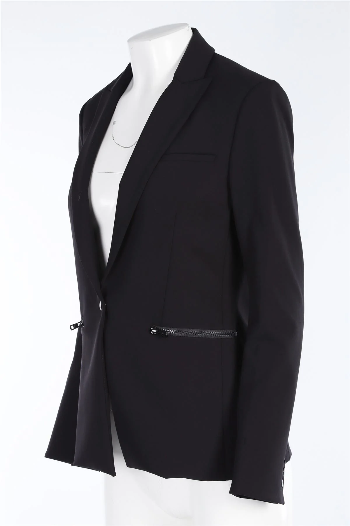 VERONICA BEARD BLACK JERSEY BLAZER US 6 UK 10 - Image 3