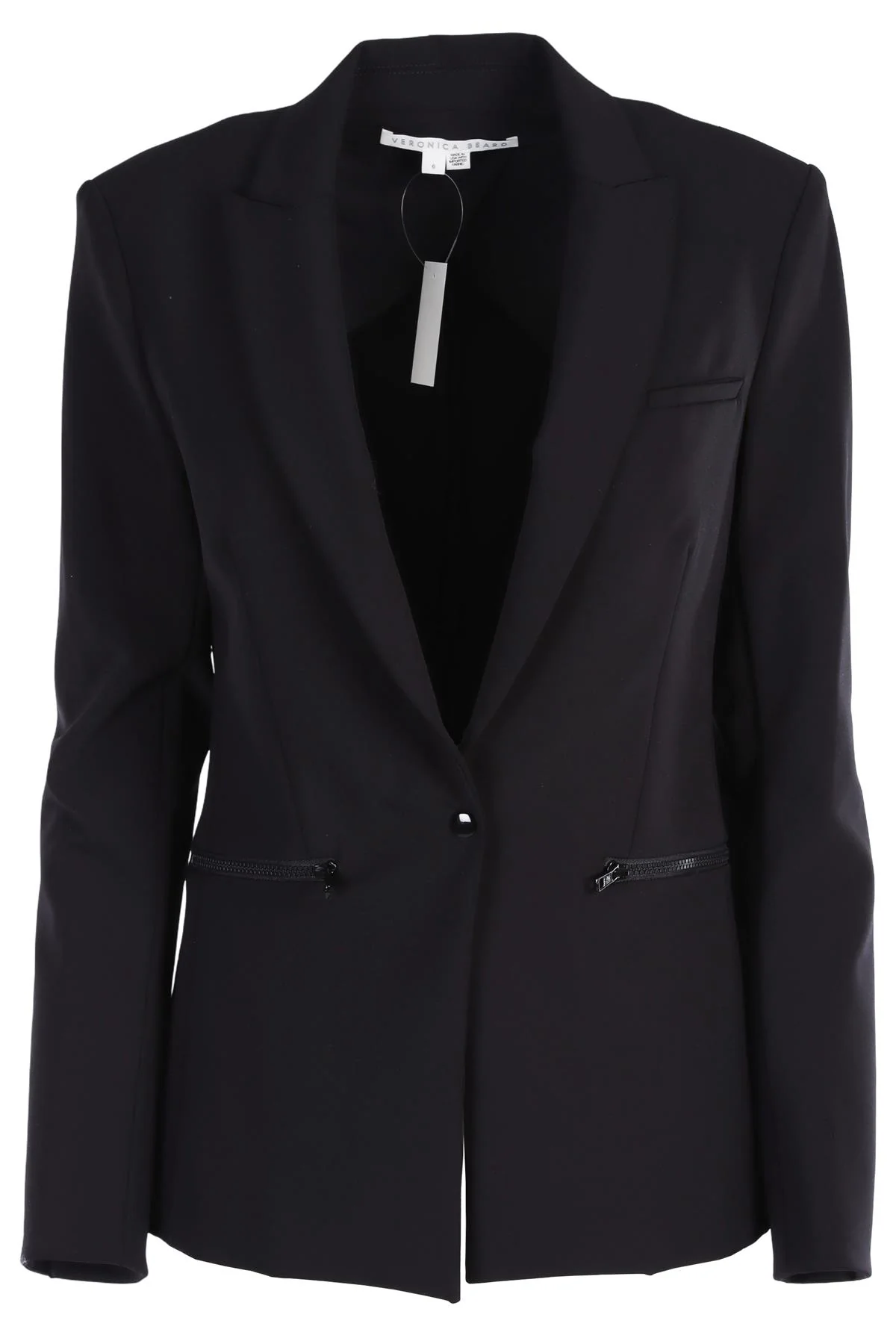 VERONICA BEARD BLACK JERSEY BLAZER US 6 UK 10 - Image 5