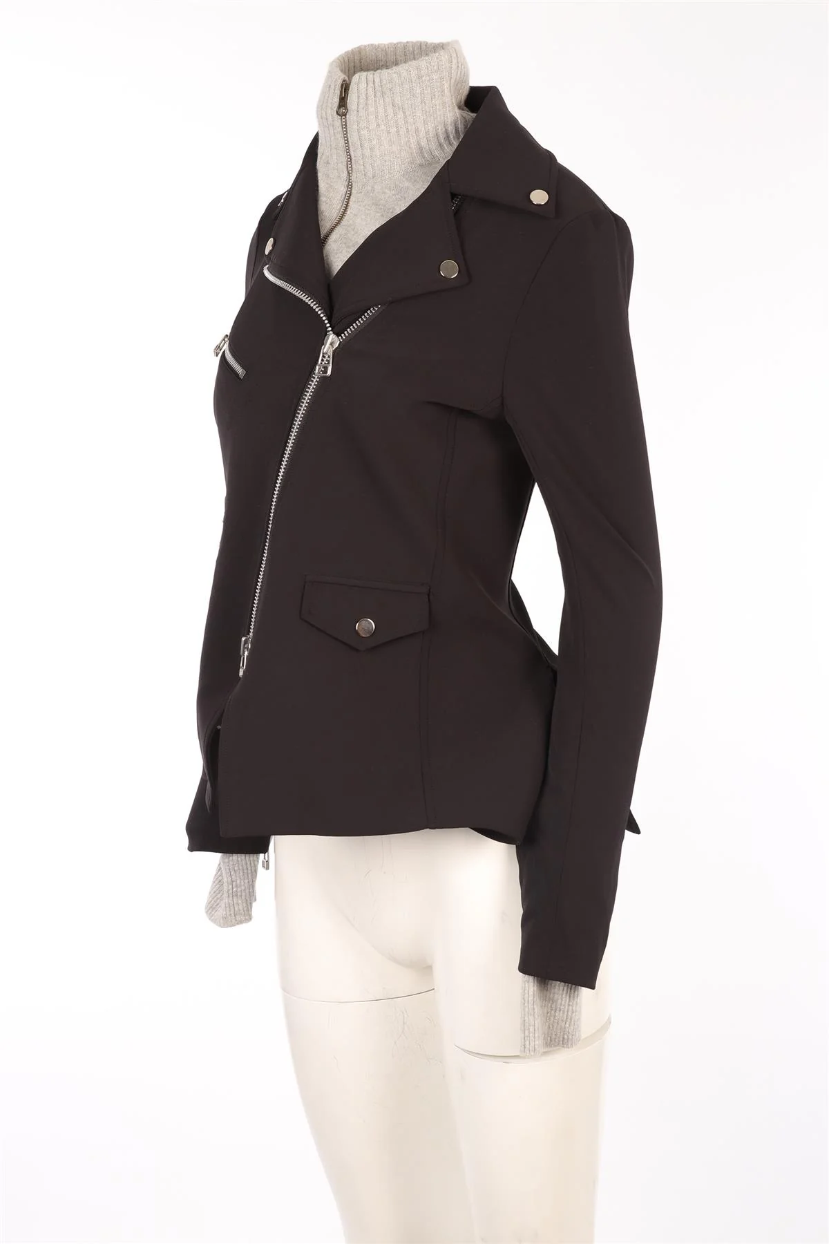 VERONICA BEARD BLACK WOVEN JACKET US 4 UK 8 - Image 3