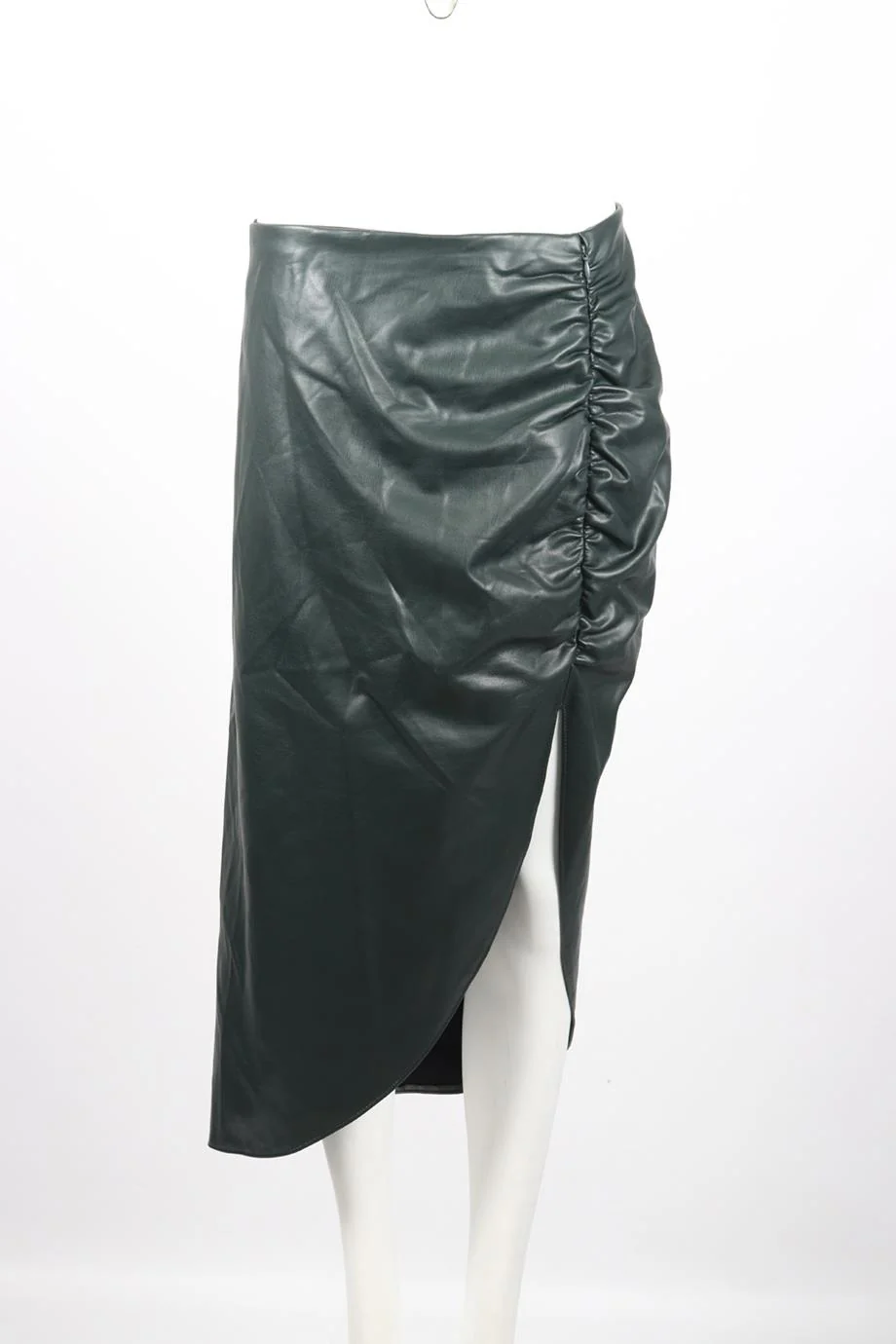VERONICA BEARD FAUX LEATHER MIDI SKIRT US 10 UK 14 - Image 2