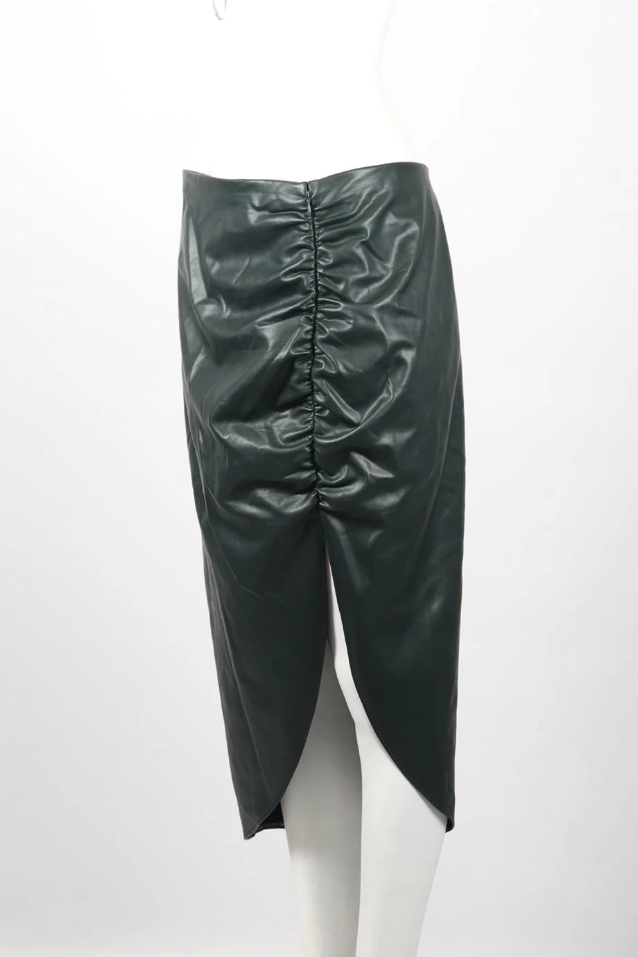 VERONICA BEARD FAUX LEATHER MIDI SKIRT US 10 UK 14 - Image 3