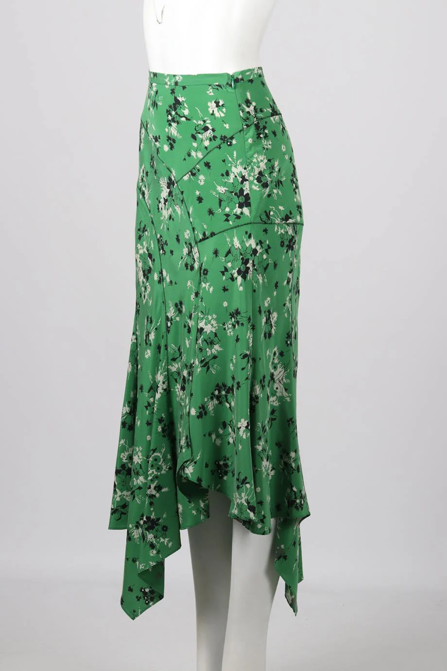 VERONICA BEARD FLORAL PRINT SILK MAXI SKIRT US 0 UK 4 - Image 3