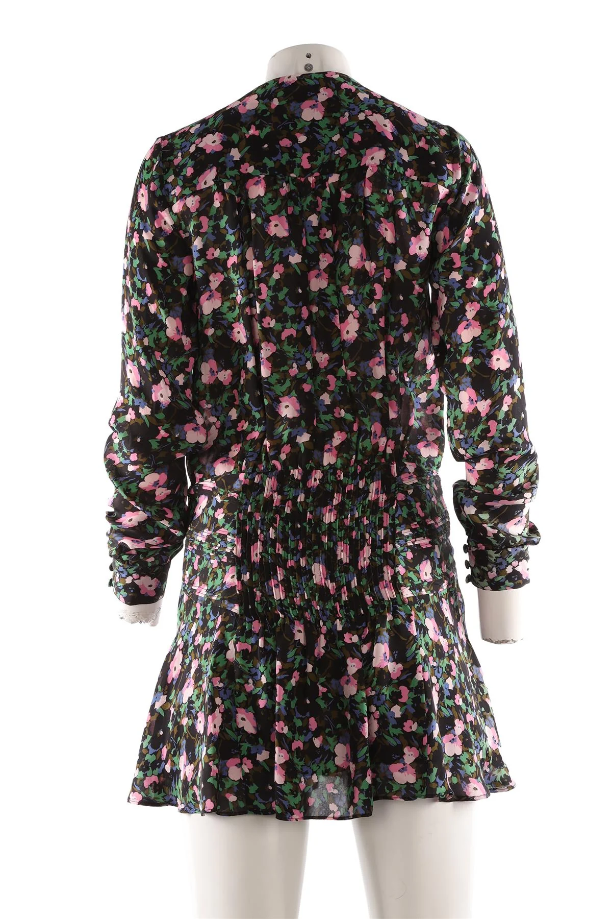 VERONICA BEARD MULTI SILK MINI DRESS US 2 - Image 4