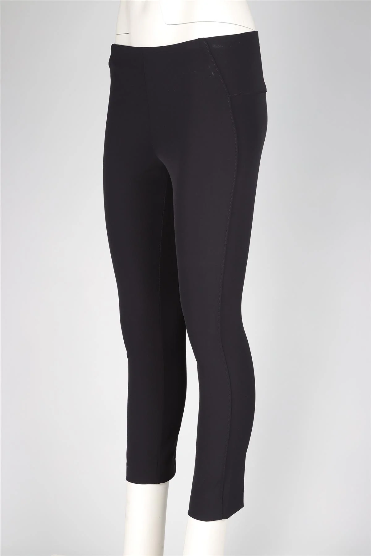 VERONICA BEARD NAVY CREPE SKINNY PANTS US 6 UK 10 - Image 3