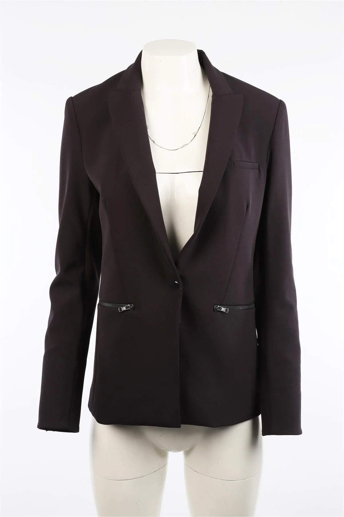 VERONICA BEARD NAVY JERSEY BLAZER US 6 UK 10 - Image 2