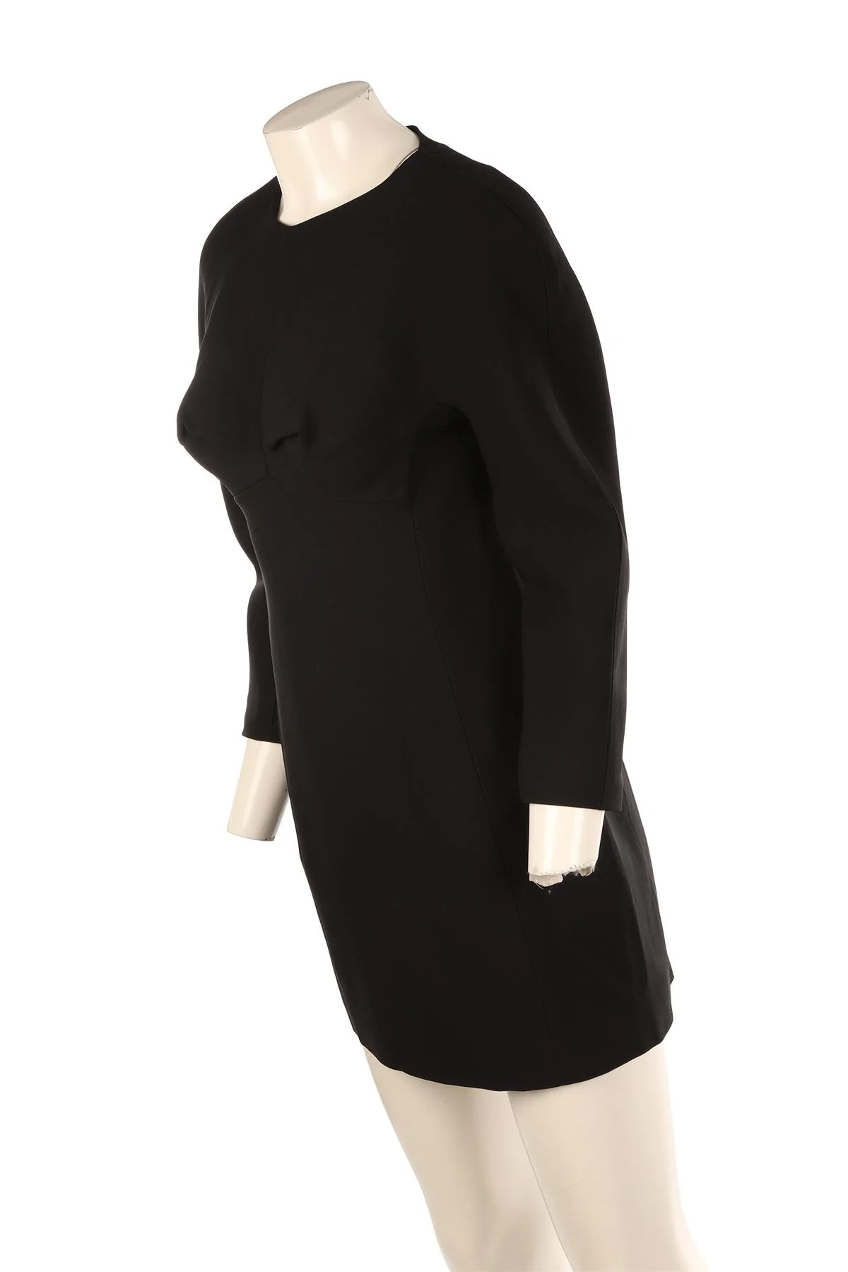 VERSACE BLACK CREPE MINI DRESS IT 42 UK 10 - Image 3