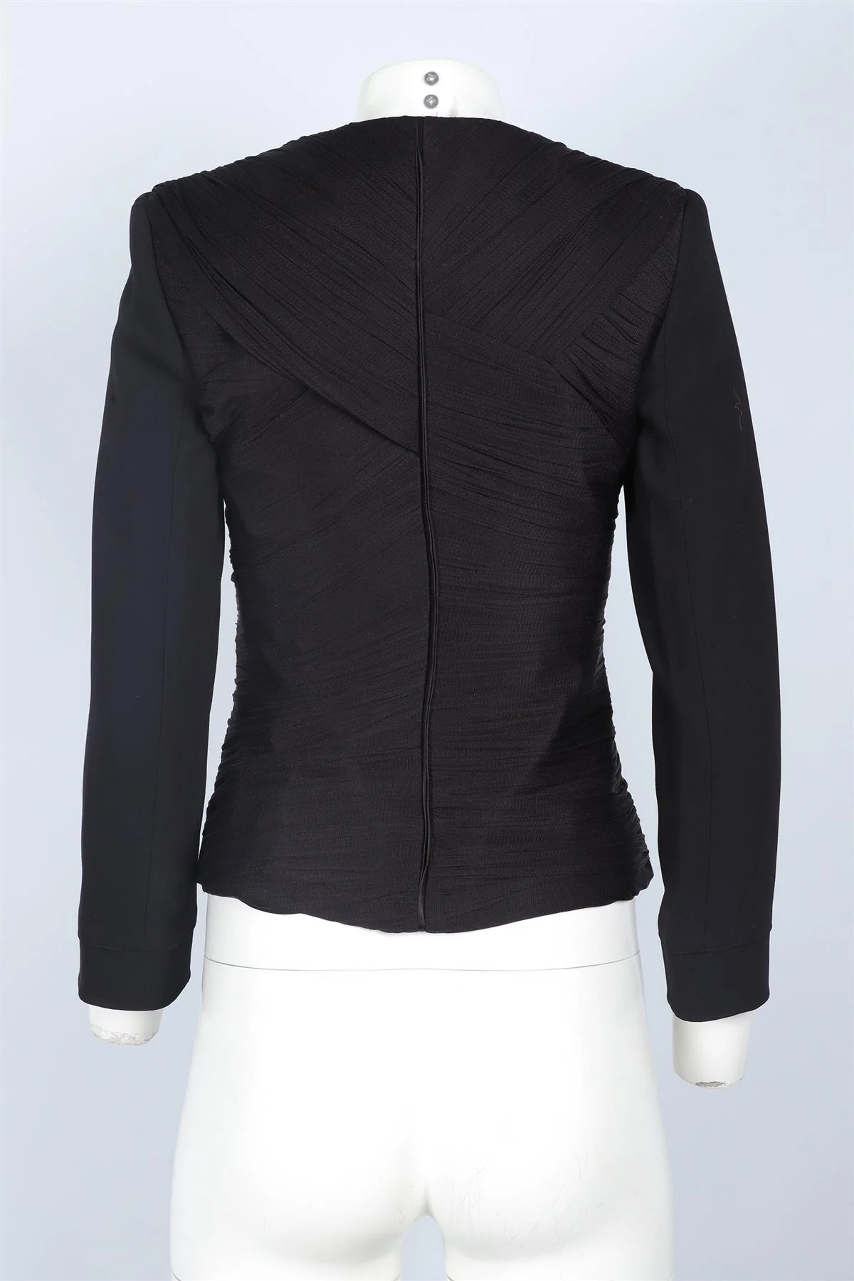 VERSACE BLACK SILK JACKET IT 38 UK 6 - Image 4