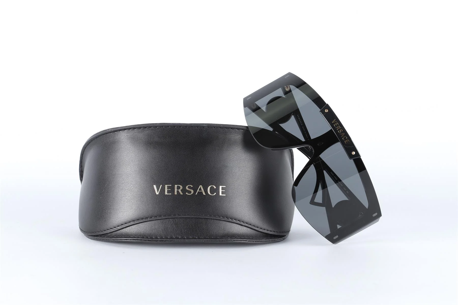 VERSACE BLACK VISOR SUNGLASSES - Image 7