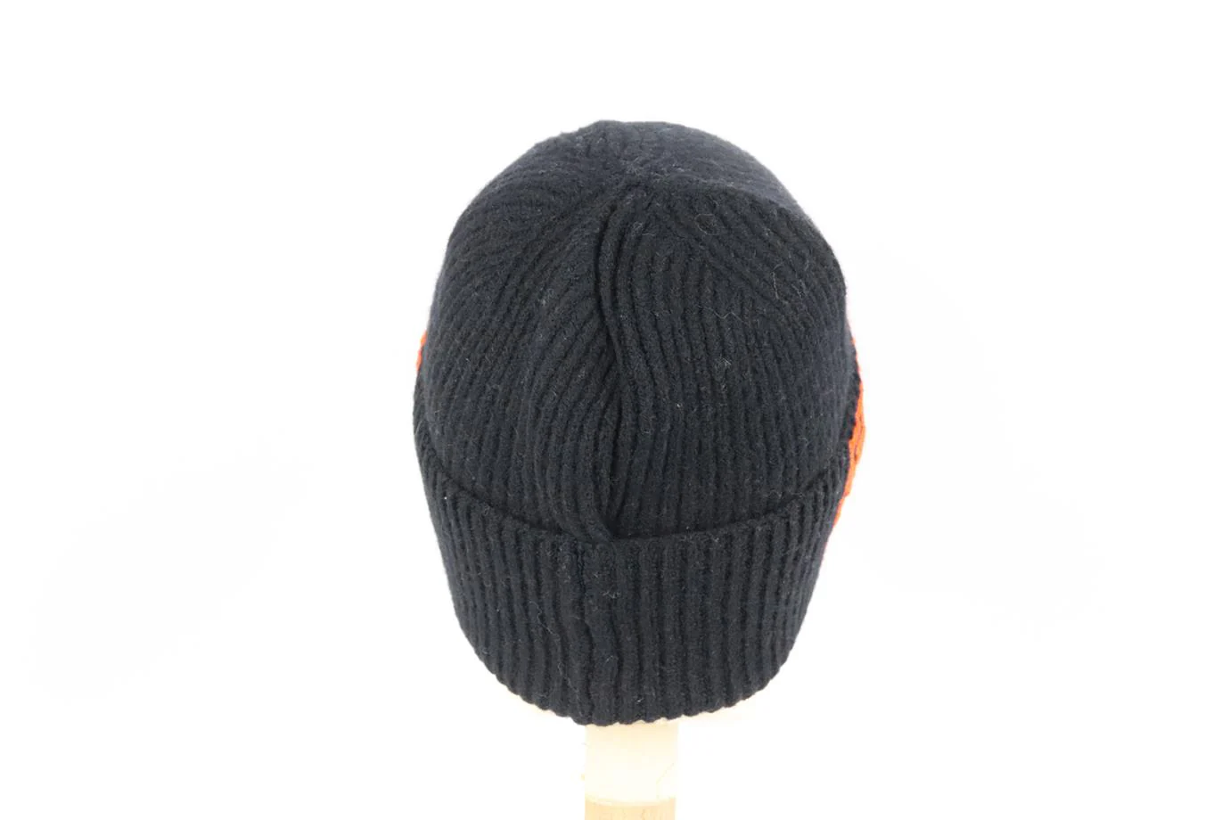 VERSACE EMBROIDERED RIBBED WOOL BEANIE ONE SIZE - Image 5
