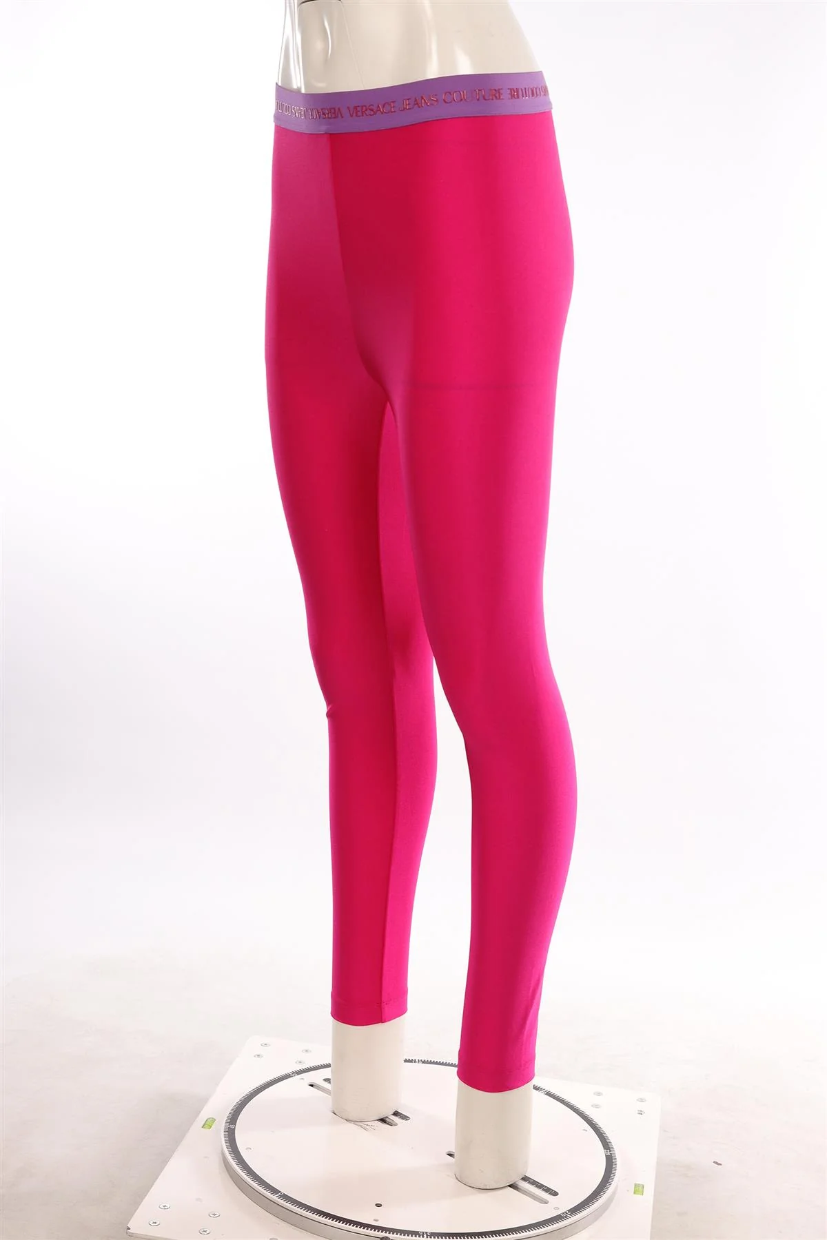 VERSACE JEANS COUTURE PINK LEGGINGS IT 42 UK 10 - Image 3